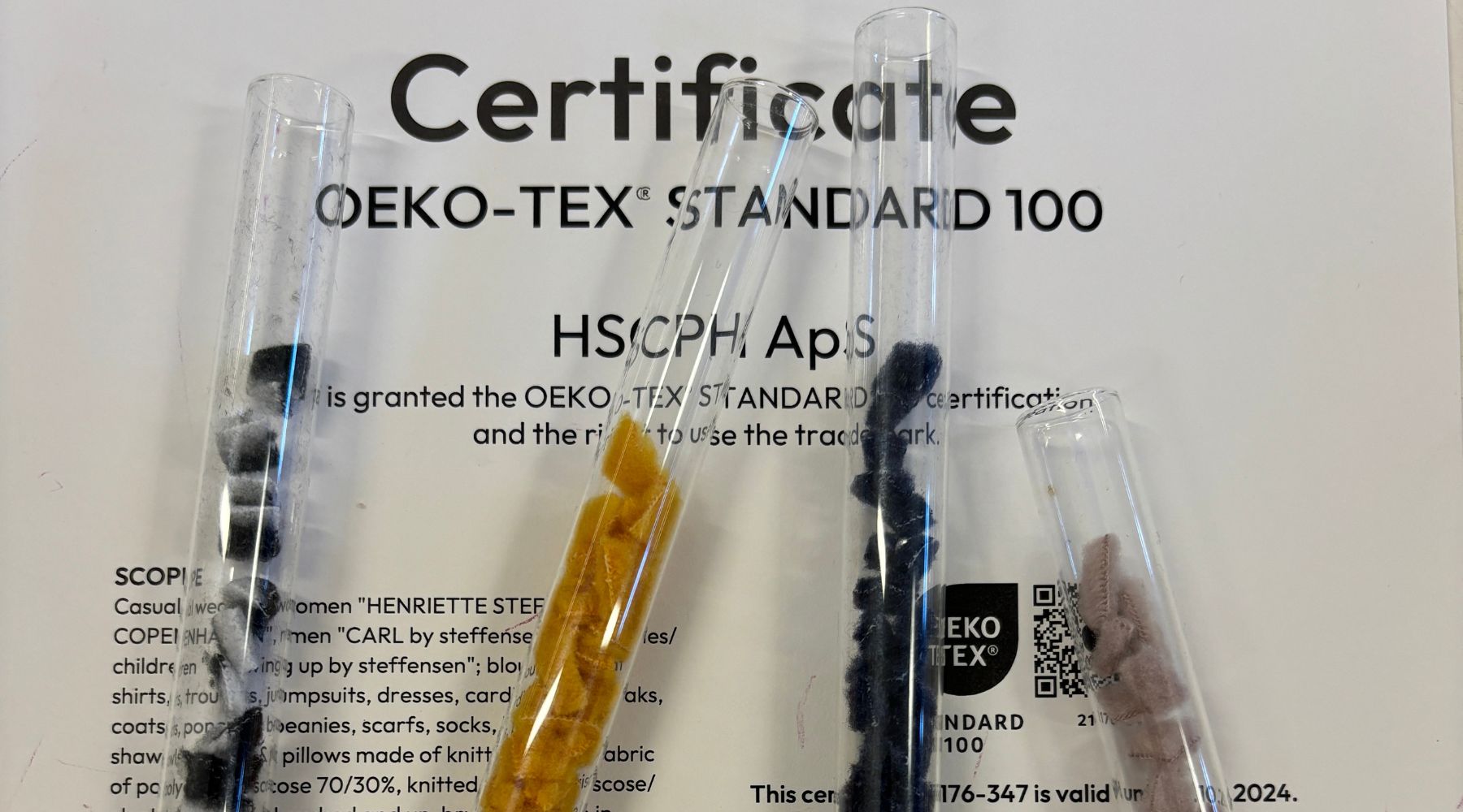 STANDARD 100 by OEKO-TEX® zert. nr.2176-347 DTI