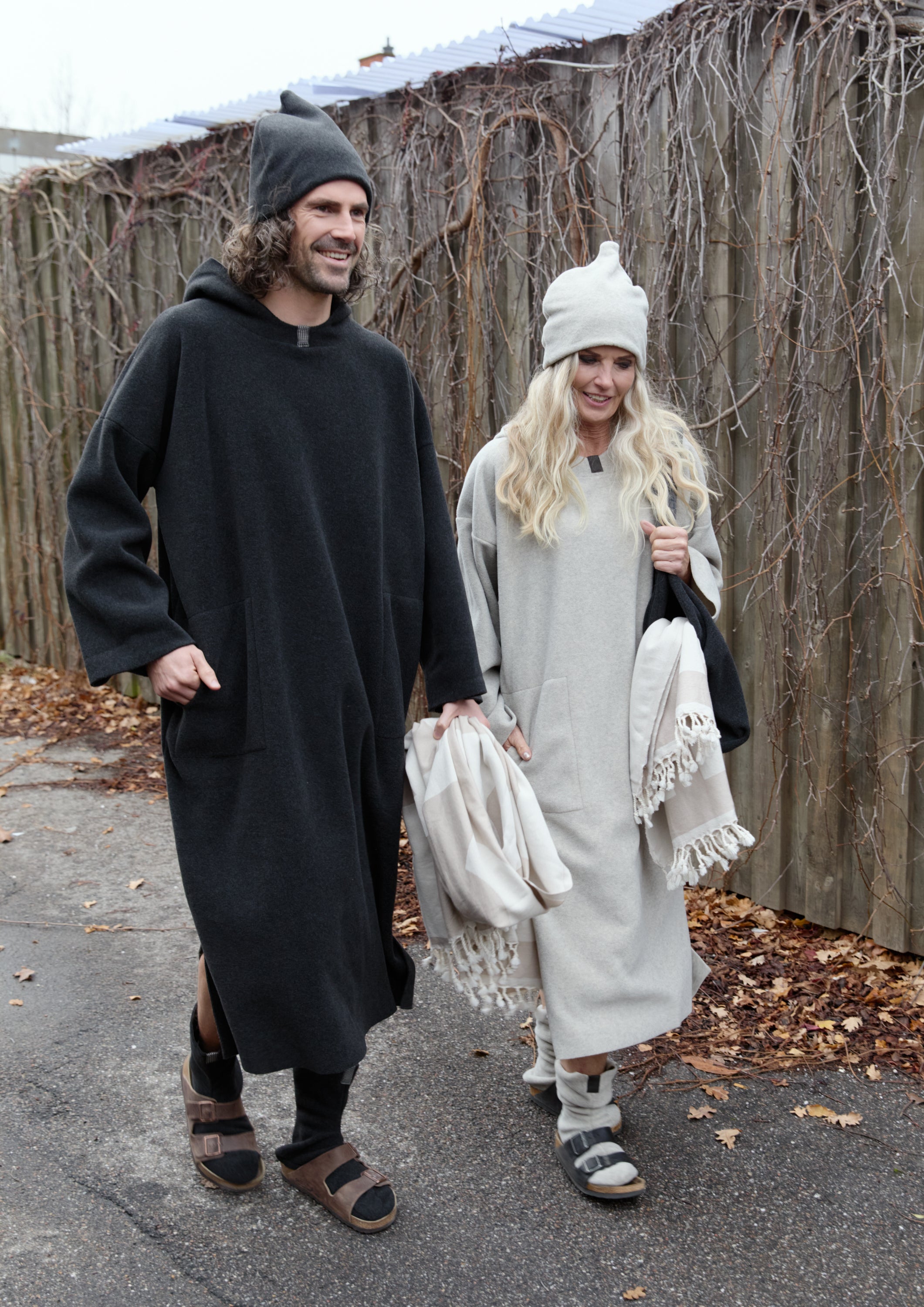 CARL BY STEFFENSEN COPENHAGEN BADEPONCHO HERREN - 4097 PONCHOS SOFT BLACK 914