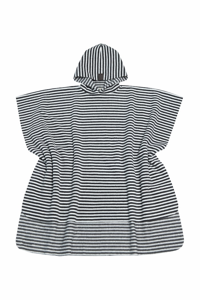 GROWING UP BADEPONCHO TODDLER - 405 GU BADEPONCHO STRIPES B&W 673