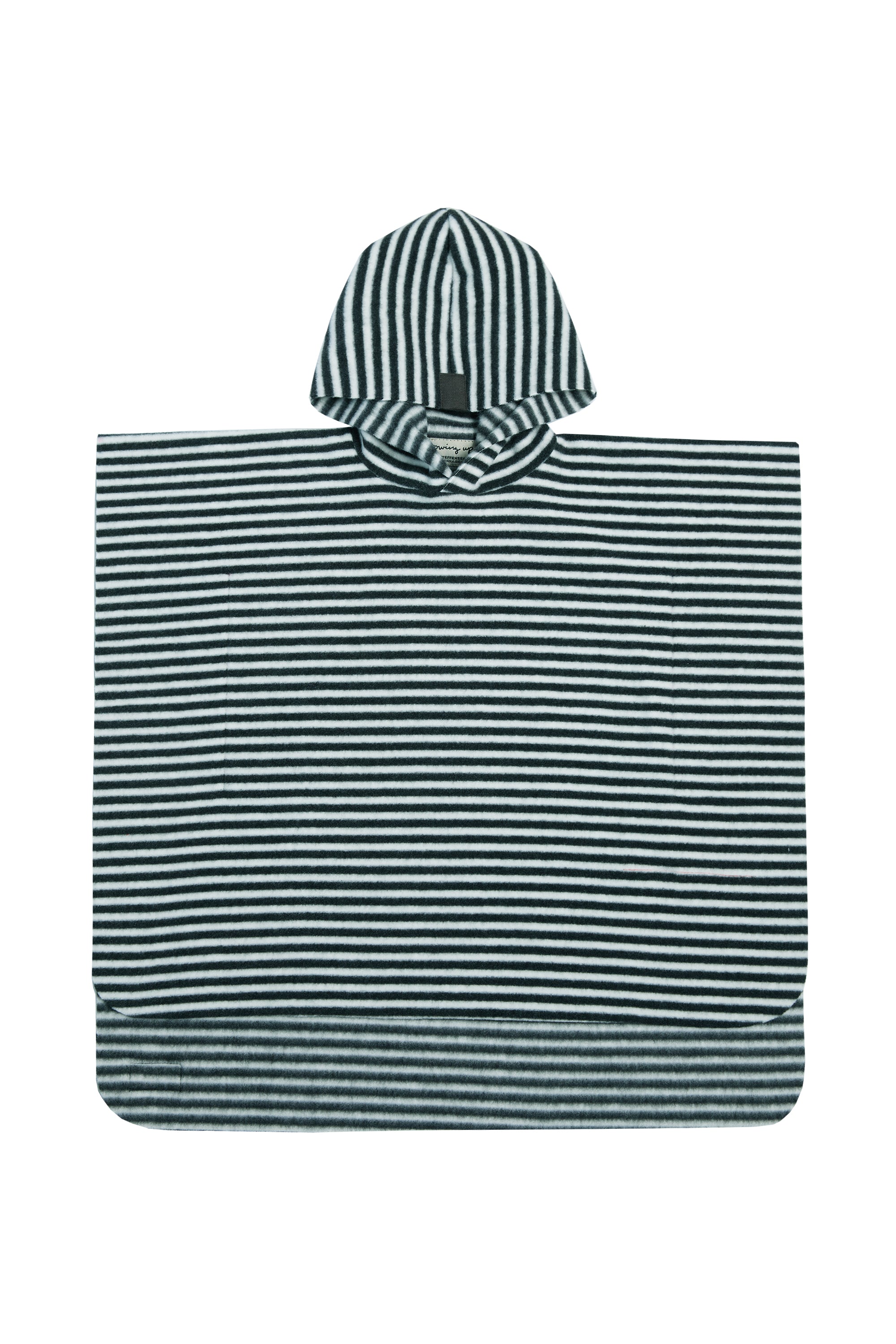 GROWING UP BATHING PONCHO BABY - 405 GU BADEPONCHO STRIPES B&W 673