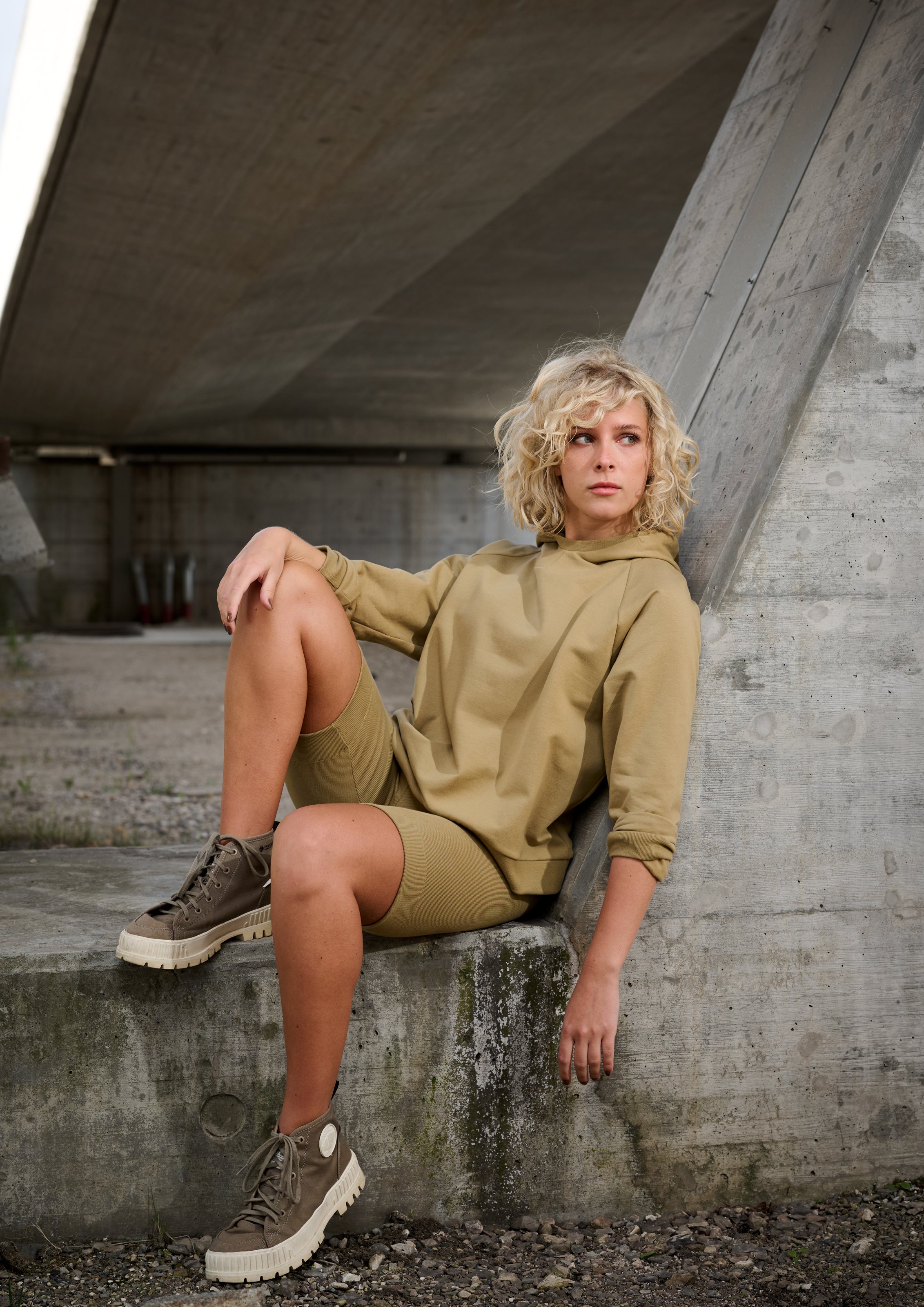 HENRIETTE STEFFENSEN COPENHAGEN BIKERSHORTS - 72306 BUKSER OLIVE 655