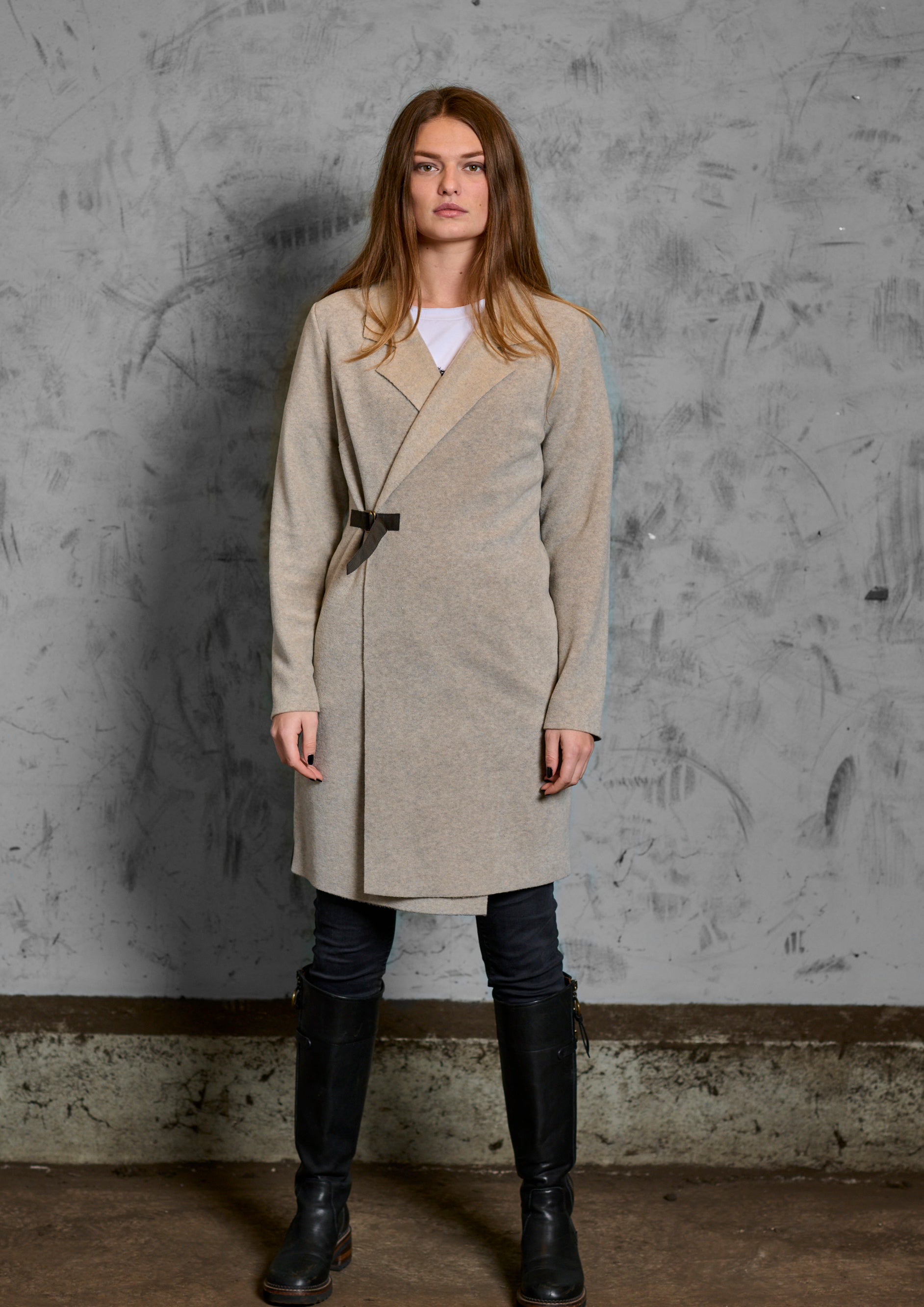 HENRIETTE STEFFENSEN COPENHAGEN BLAZER CARDIGAN - 7129 CARDIGANS SAND 805