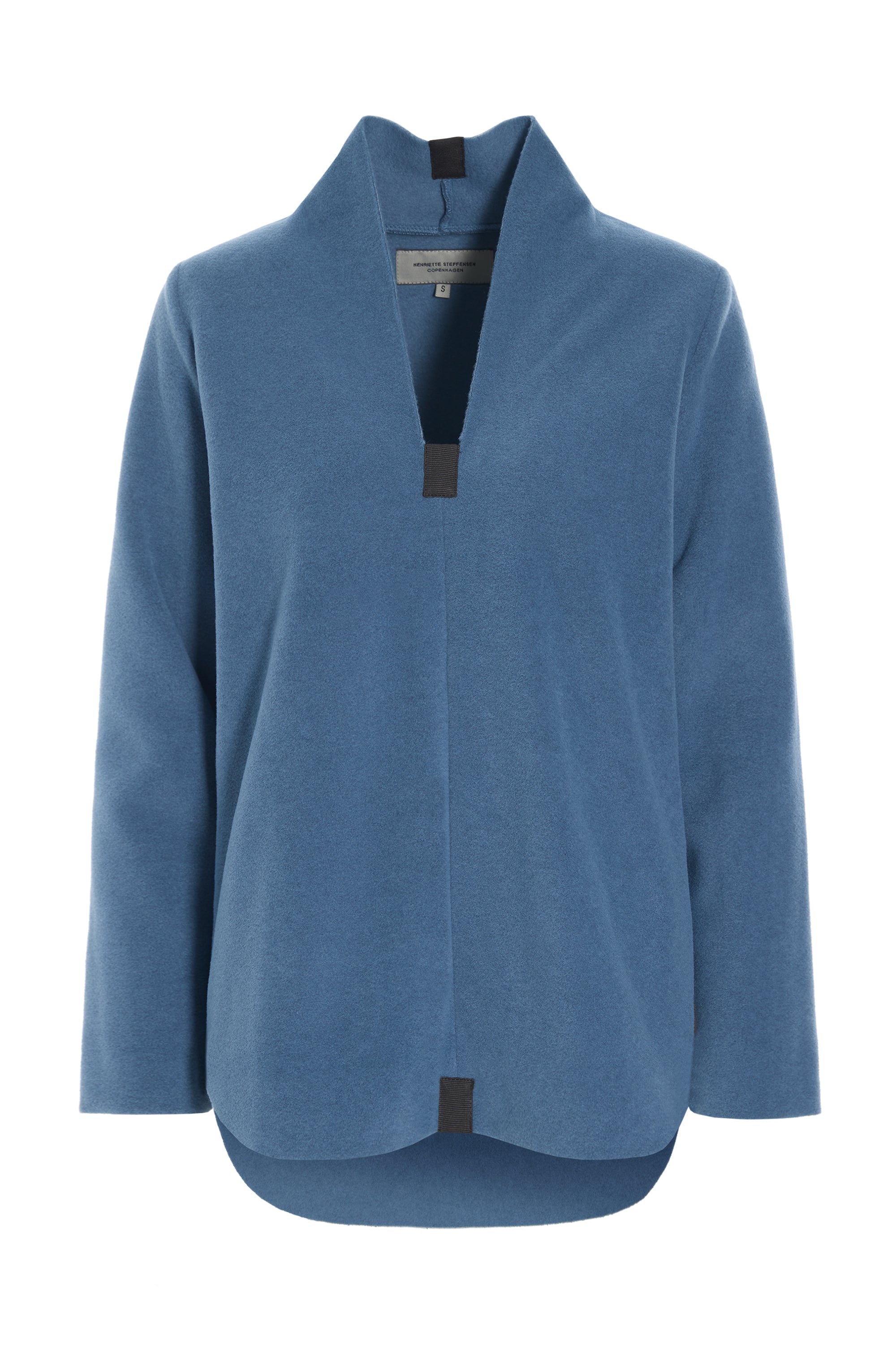 HENRIETTE STEFFENSEN COPENHAGEN BLUSE - 1414 BLUSER DUSTY BLUE 794