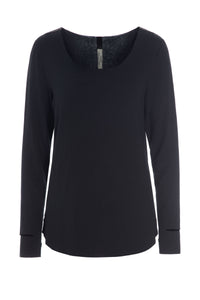 YOGA BLUSE - 96042 - BLACK