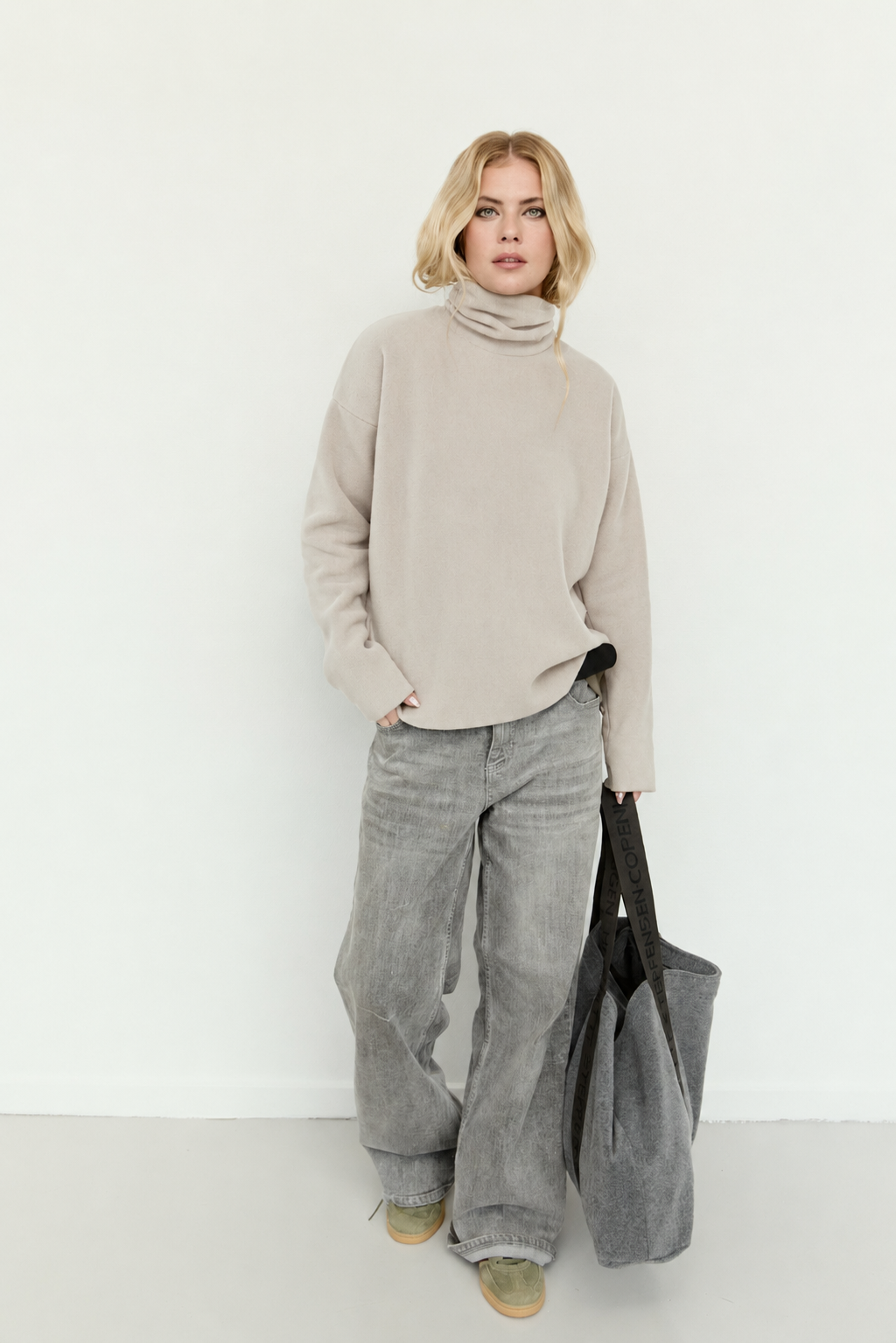 HENRIETTE STEFFENSEN COPENHAGEN BLUSE HOHER KRAGEN - 1360 BLUSER KIT 831