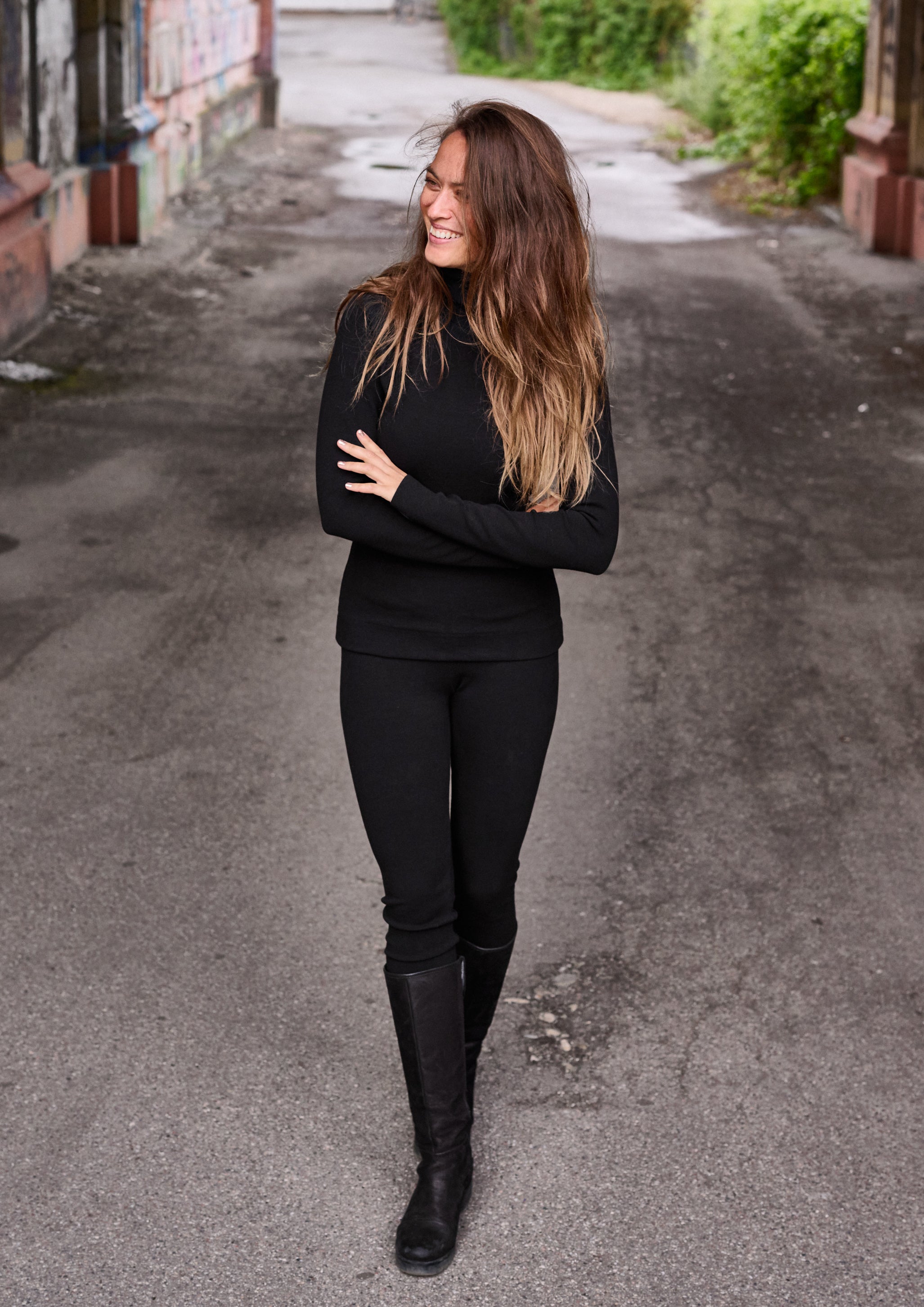 HENRIETTE STEFFENSEN COPENHAGEN BLUSE HOHER KRAGEN - 71603 BLUSER BLACK 900
