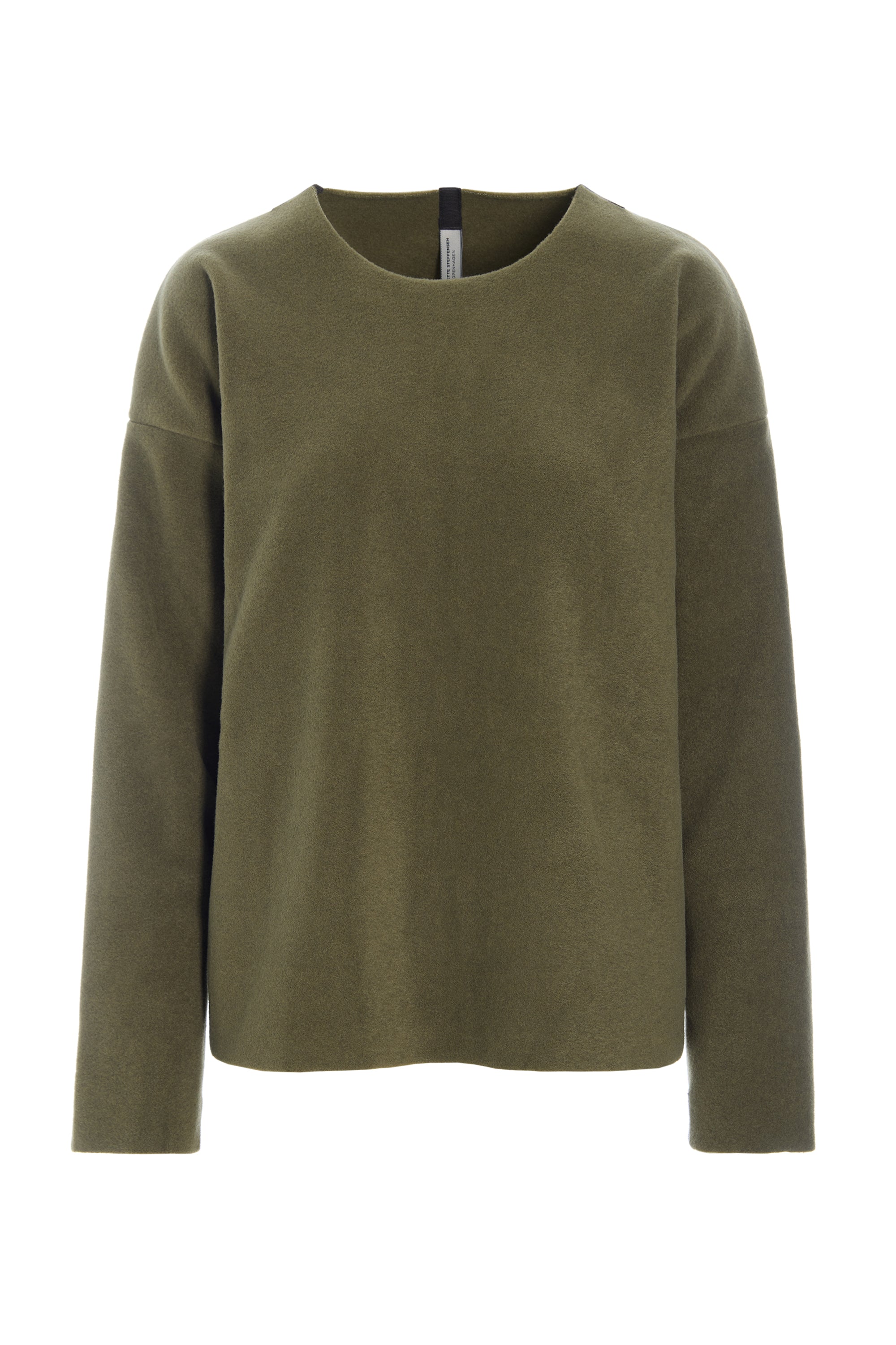 HENRIETTE STEFFENSEN COPENHAGEN BLUSE RUNDEM AUSSCHNITT - 1359 BLUSER MOSS 611