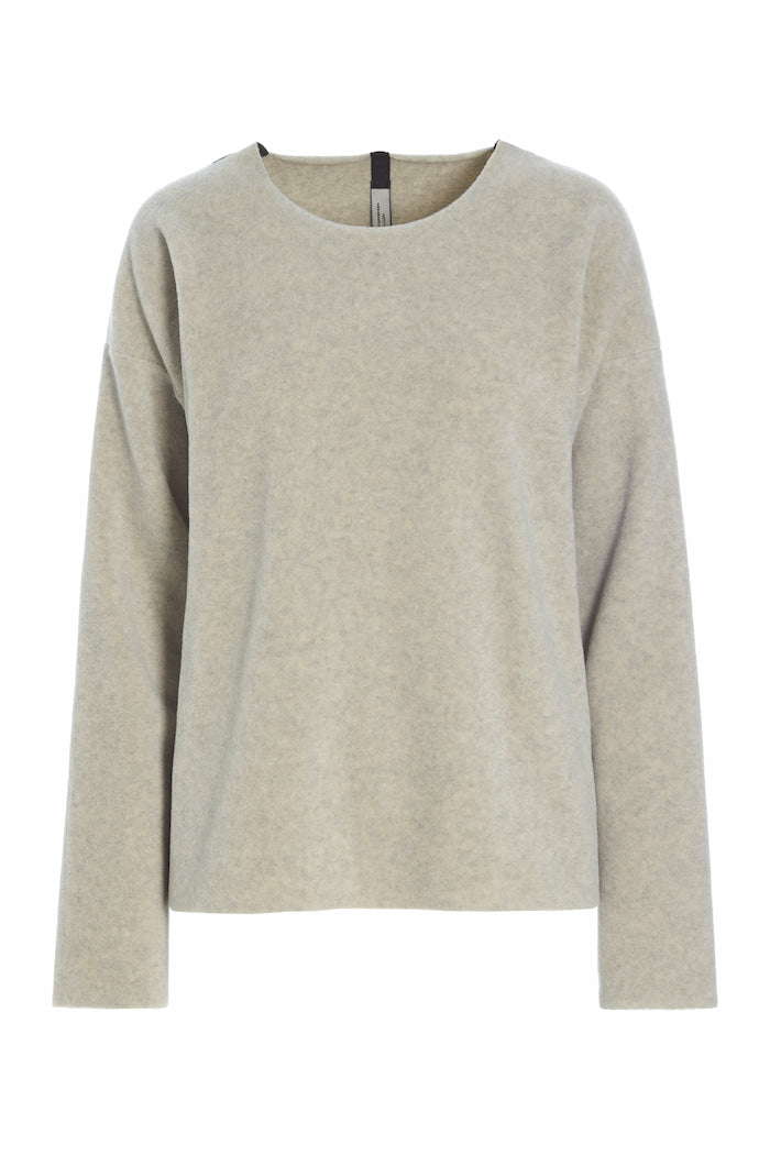 HENRIETTE STEFFENSEN COPENHAGEN BLUSE RUNDEM AUSSCHNITT - 1359 BLUSER SAND 805