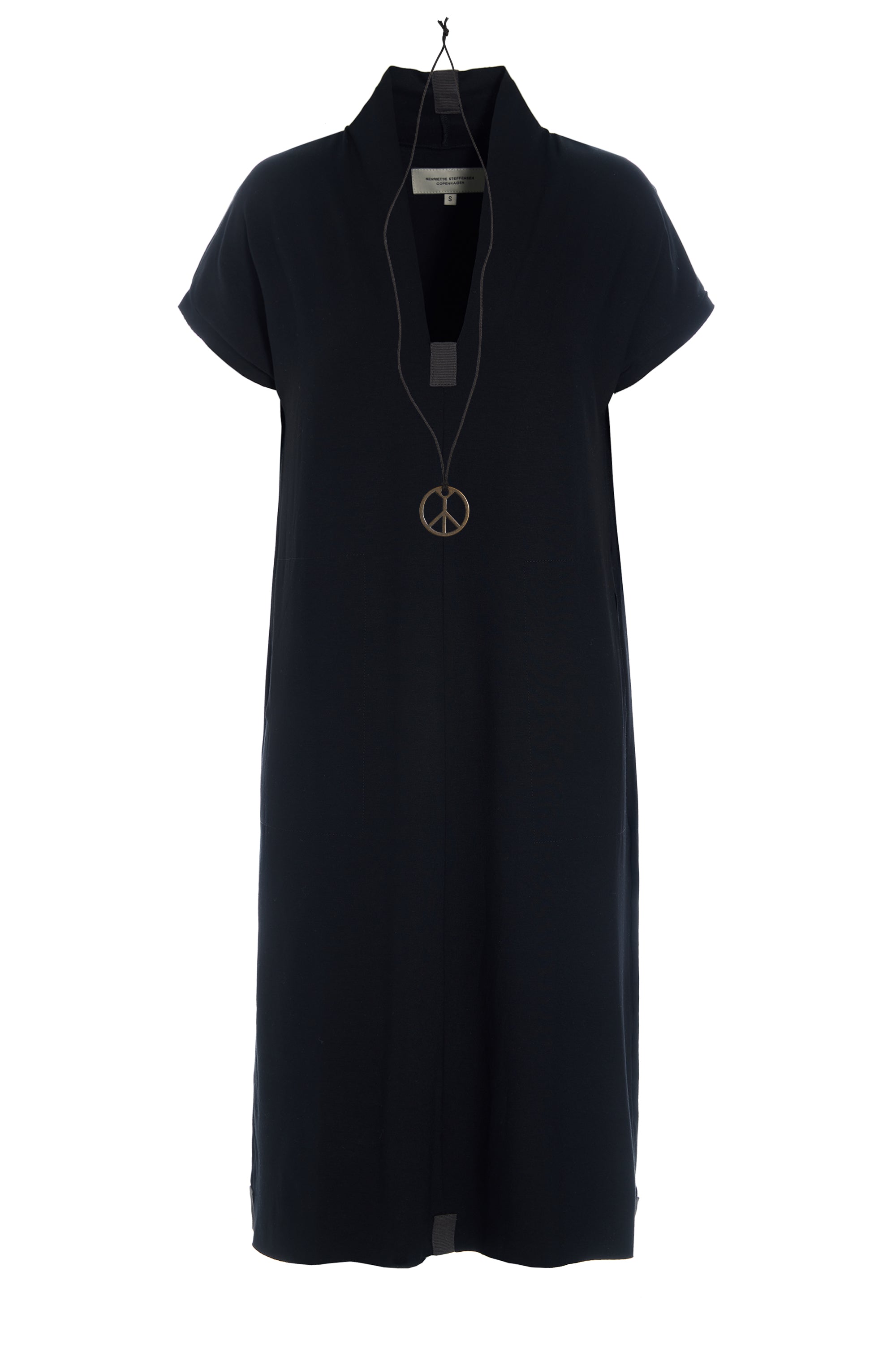 HENRIETTE STEFFENSEN COPENHAGEN BLUSE V-AUSSCHNITT - 98068 KJOLER BLACK 900