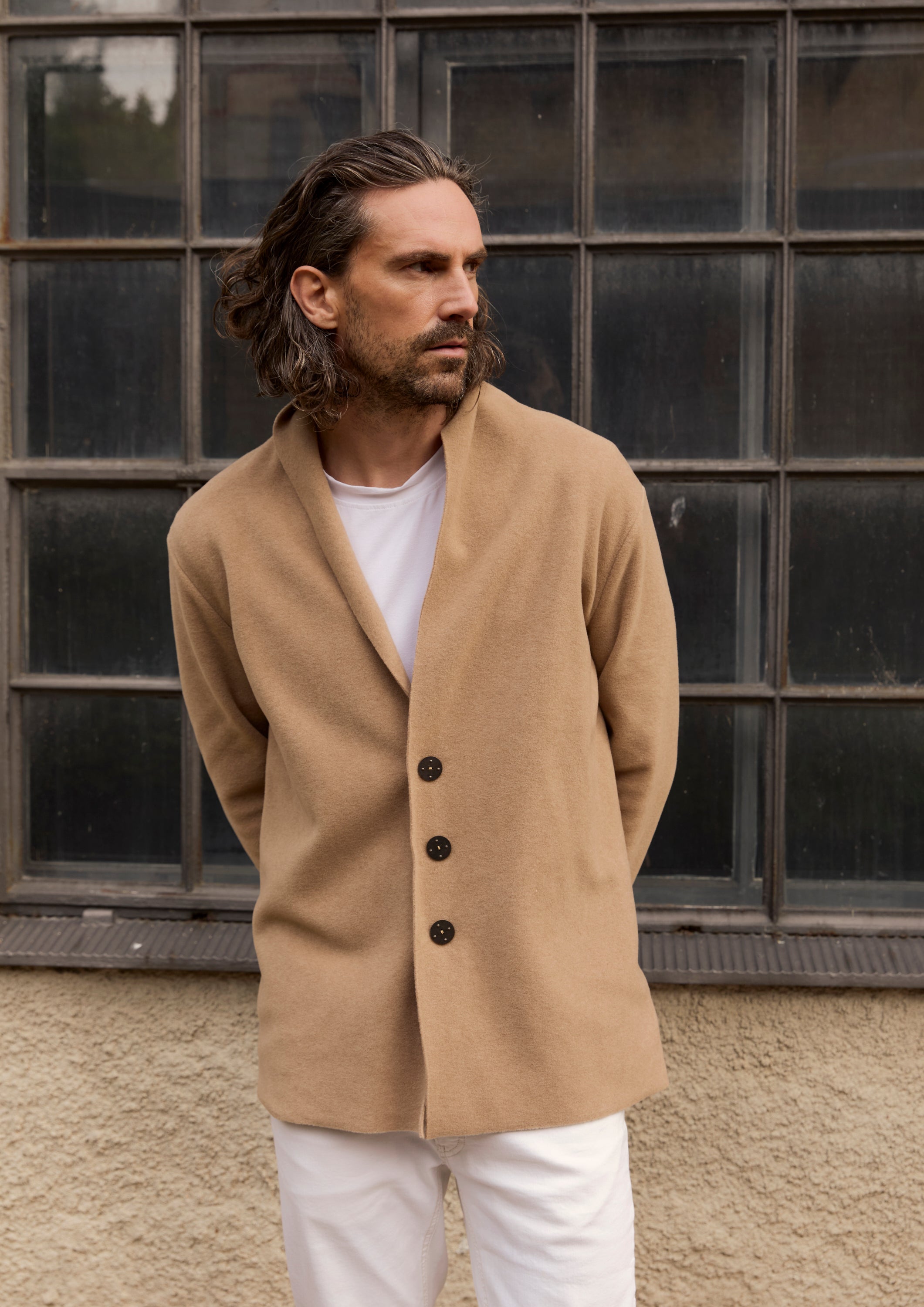 CARL BY STEFFENSEN COPENHAGEN CARDIGAN - 1034C CARDIGANS CAMEL 815