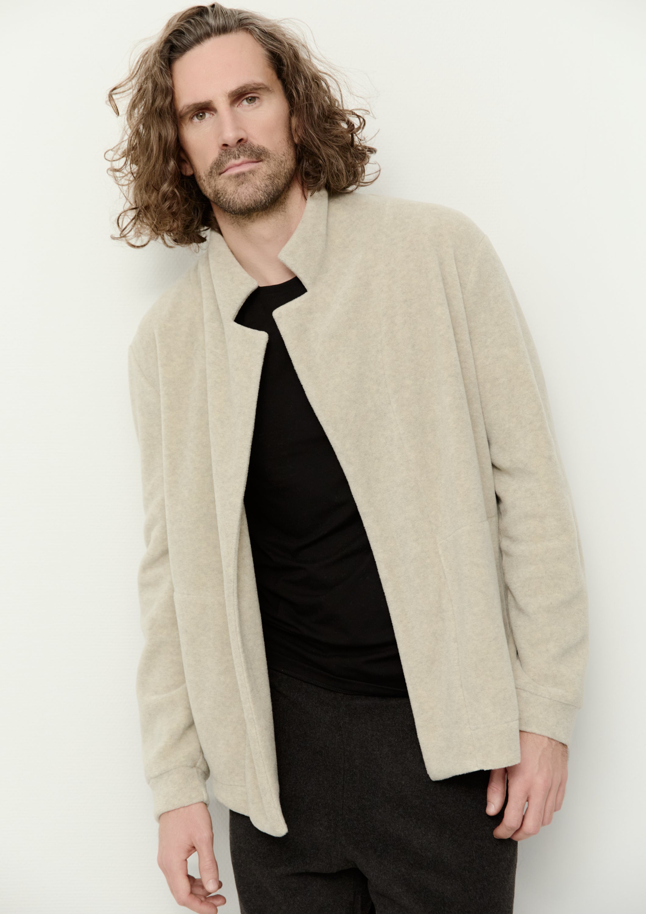 CARL BY STEFFENSEN COPENHAGEN CARDIGAN - 1050C CARDIGANS SAND 805