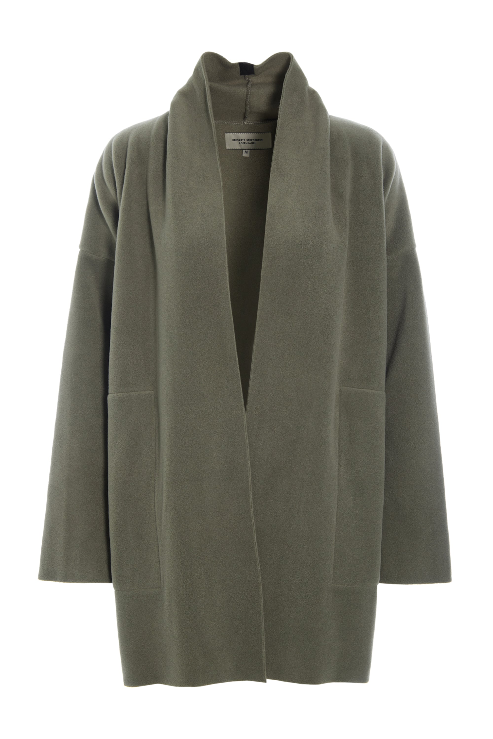 HENRIETTE STEFFENSEN COPENHAGEN CARDIGAN - 7173 CARDIGANS DUSTY GREEN 609