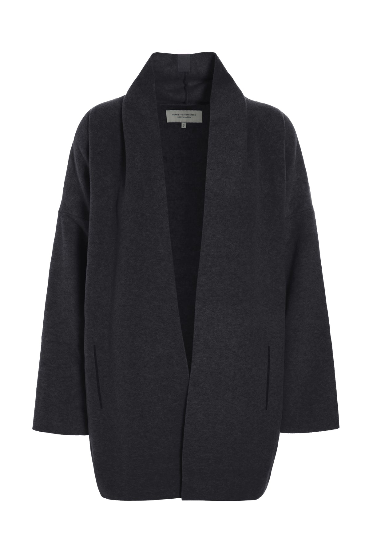 HENRIETTE STEFFENSEN COPENHAGEN CARDIGAN - 7173 CARDIGANS SOFT BLACK 914