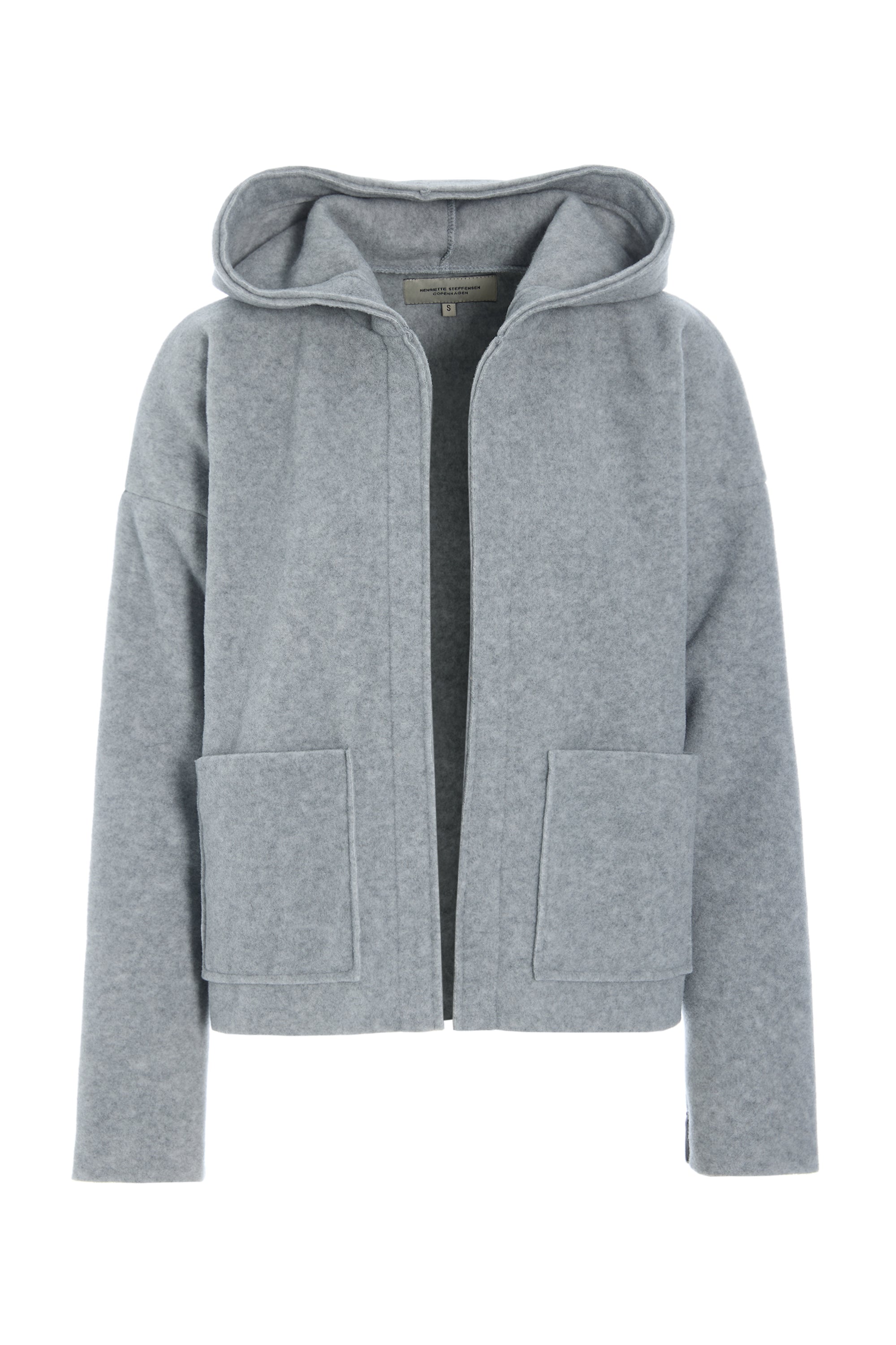 HENRIETTE STEFFENSEN COPENHAGEN CARDIGAN - 7176 CARDIGANS LIGHT GREY 876