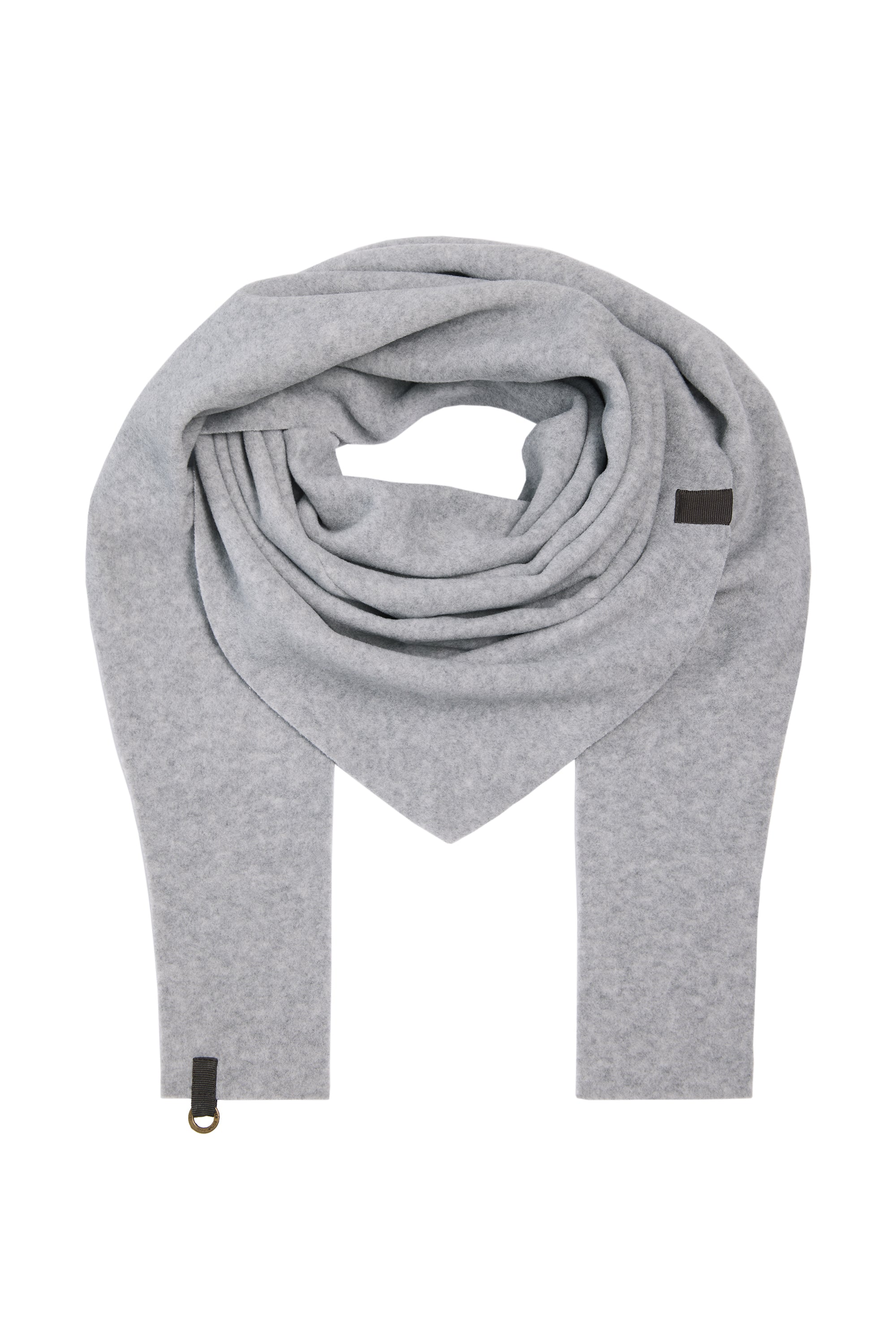 HENRIETTE STEFFENSEN COPENHAGEN DREIECKIGER SCHAL - 4051 SCARFS LIGHT GREY 876