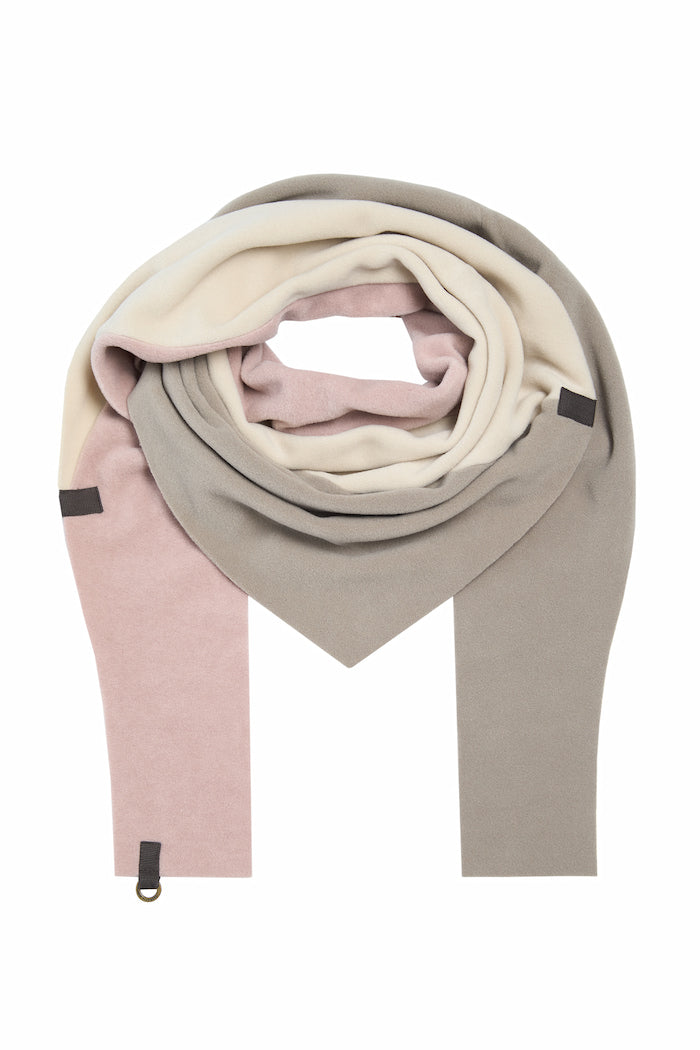 HENRIETTE STEFFENSEN COPENHAGEN DREIECKIGER SCHAL NO WASTE - 4078NW SCARFS ELEPHANT/KIT/NUDE 461