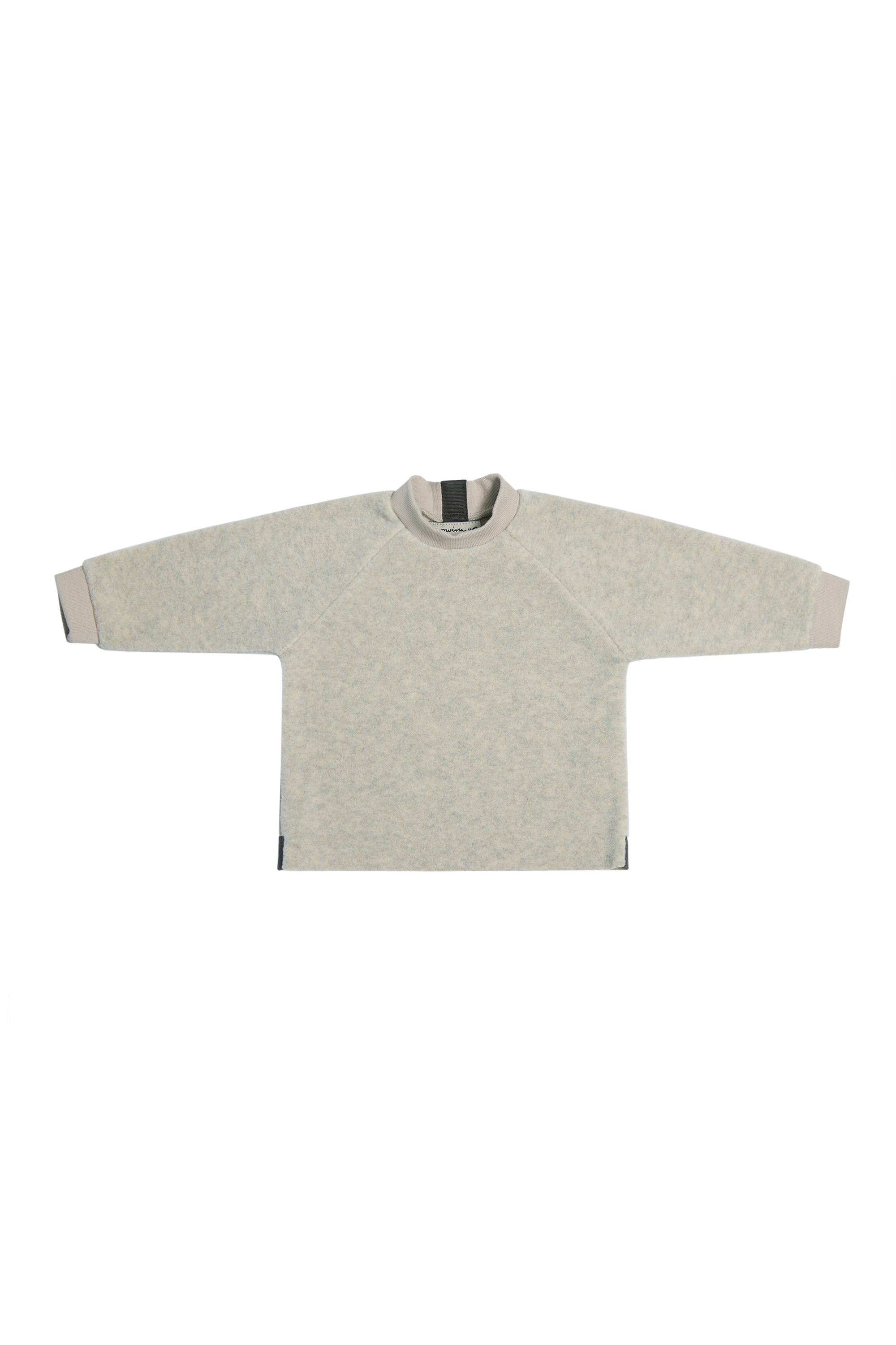 GROWING UP FLEECE BLUSE RUNDEM HALS BABY - 107 GU BLUSER SAND 805