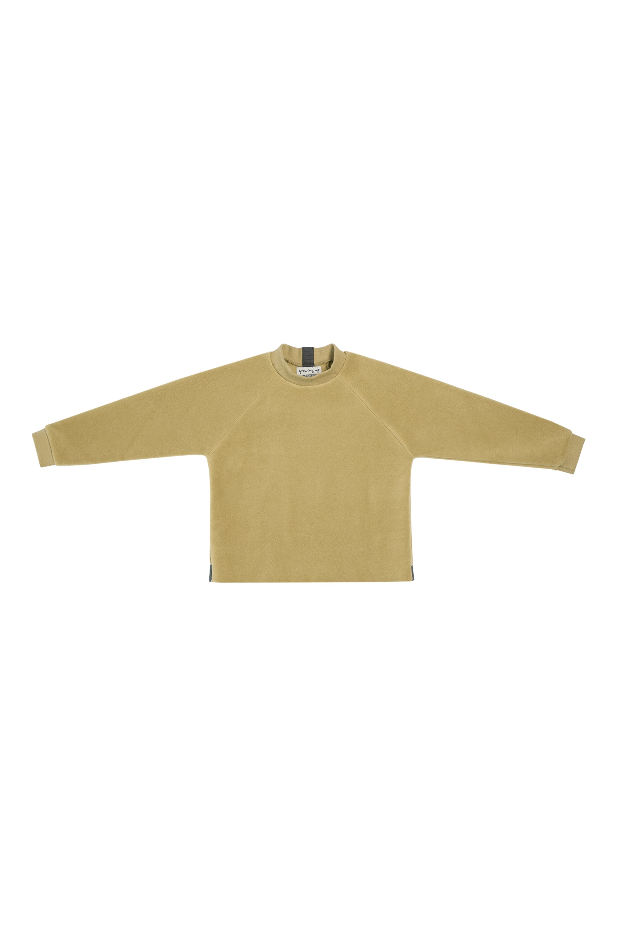 GROWING UP FLEECE BLUSE RUNDEM HALS CHILD - 107 GU BLUSER OLIVE 655