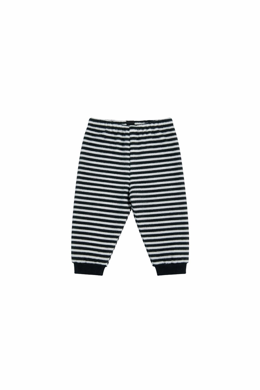 GROWING UP FLEECE HOSEN BABY - 216 GU BUKSER STRIPES B&W 673