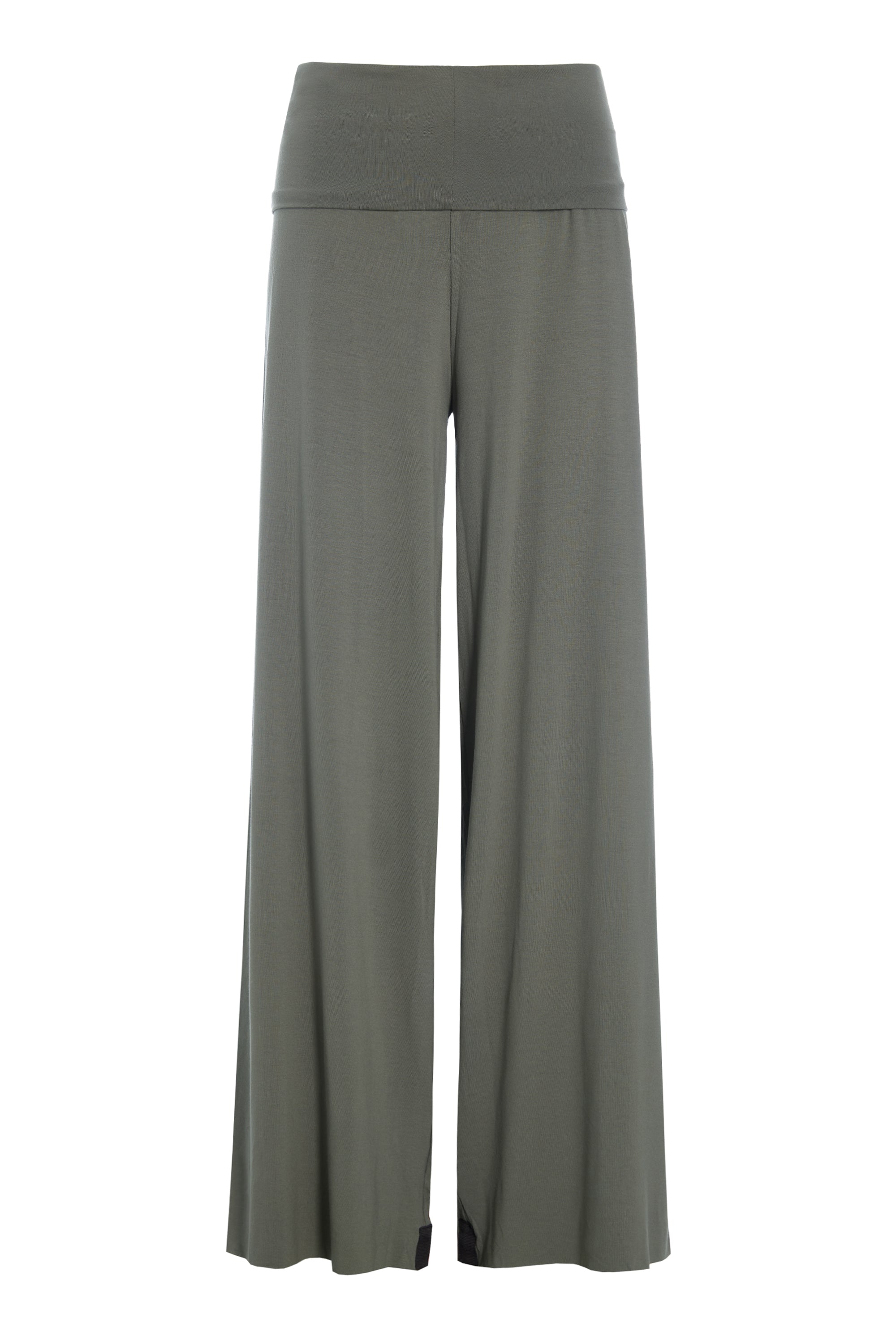 HENRIETTE STEFFENSEN COPENHAGEN HOSE MIT FALTEN AN DER TAILLE - 99016 BUKSER DUSTY GREEN 609