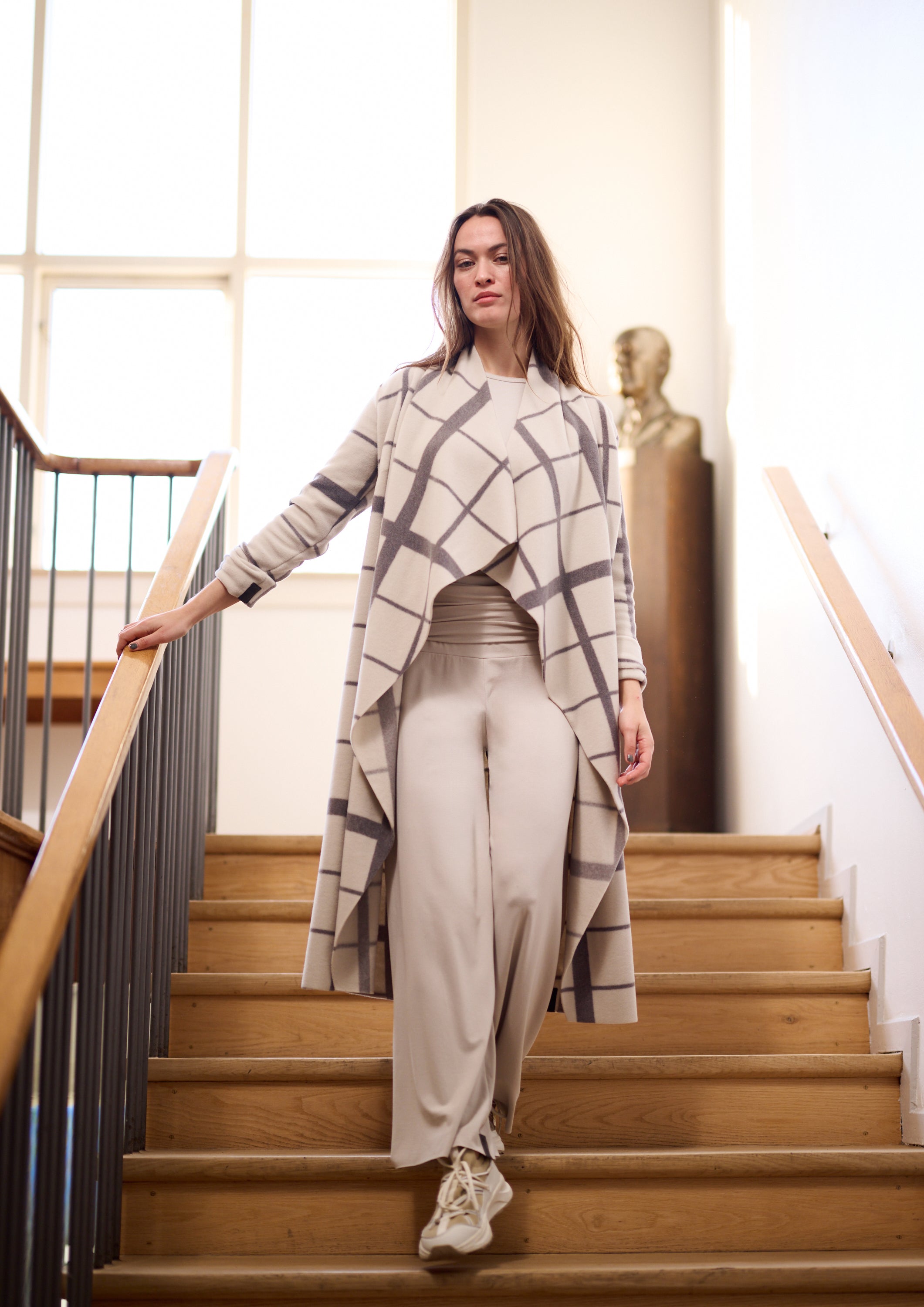 HENRIETTE STEFFENSEN COPENHAGEN HOSE MIT FALTEN AN DER TAILLE - 99016 BUKSER KIT 831