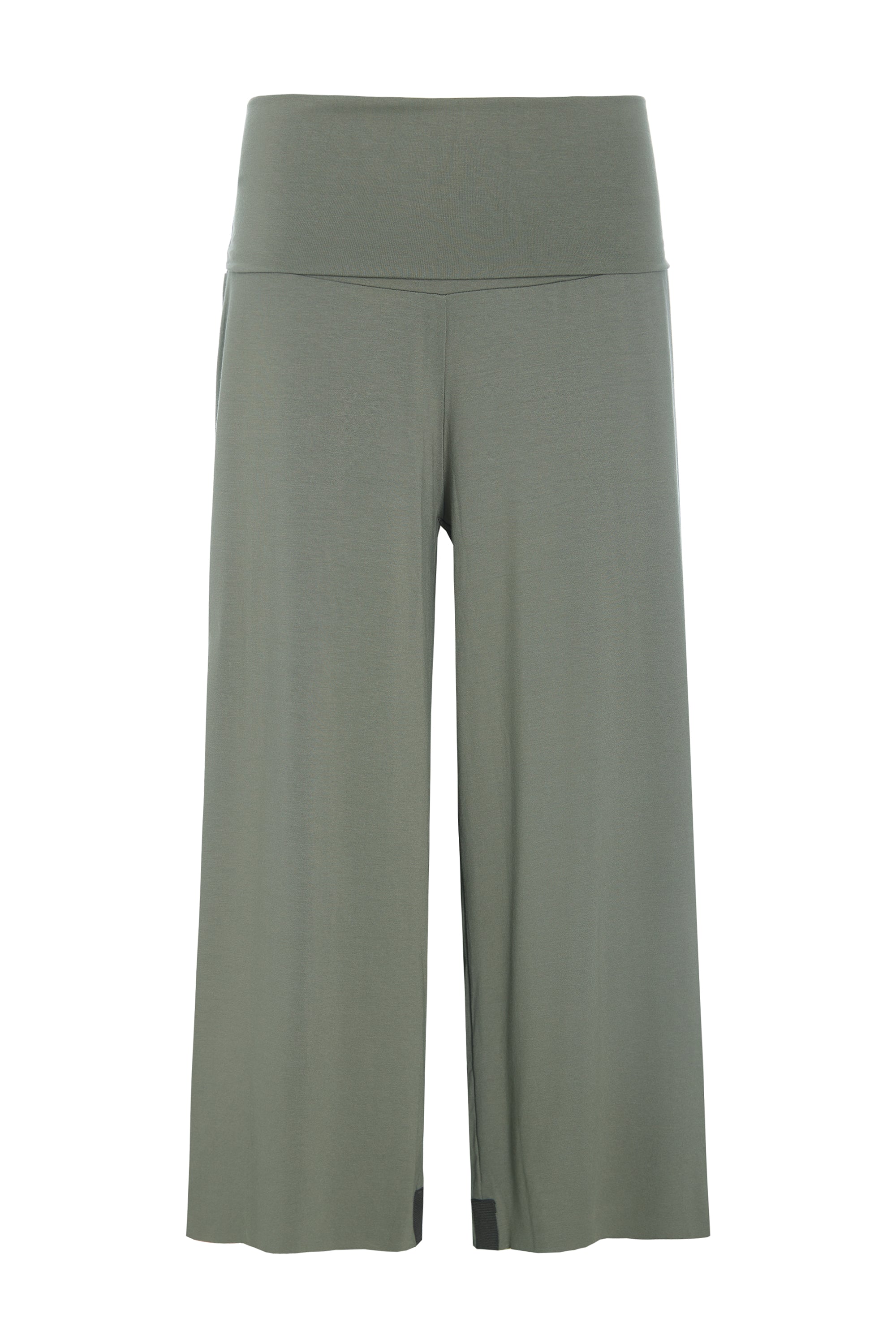 HENRIETTE STEFFENSEN COPENHAGEN HOSE MIT FALTEN AN DER TAILLE - 99017 BUKSER DUSTY GREEN 609