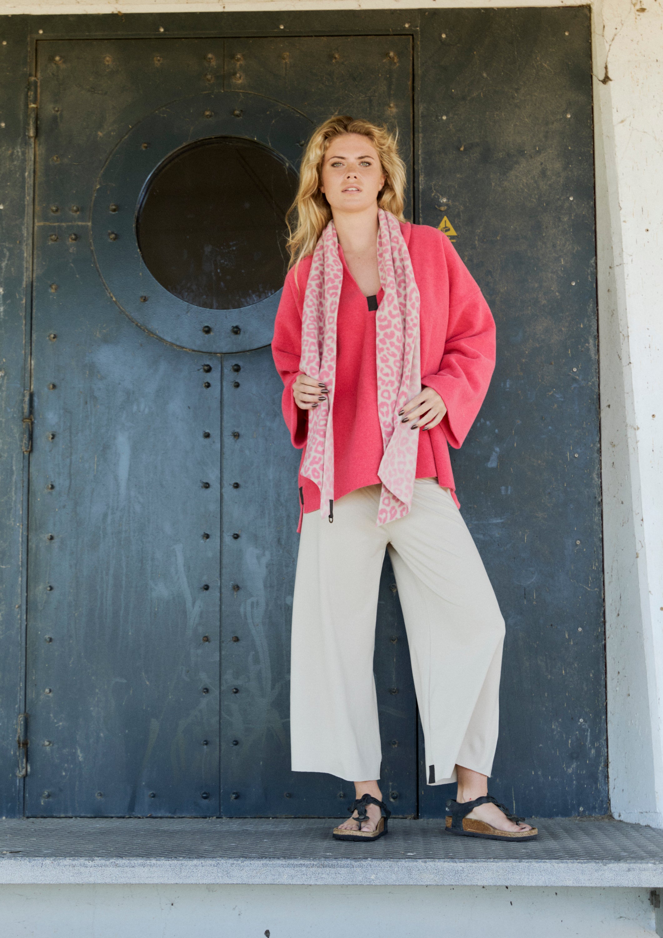 HENRIETTE STEFFENSEN COPENHAGEN HOSE MIT FALTEN AN DER TAILLE - 99017 BUKSER KIT 831