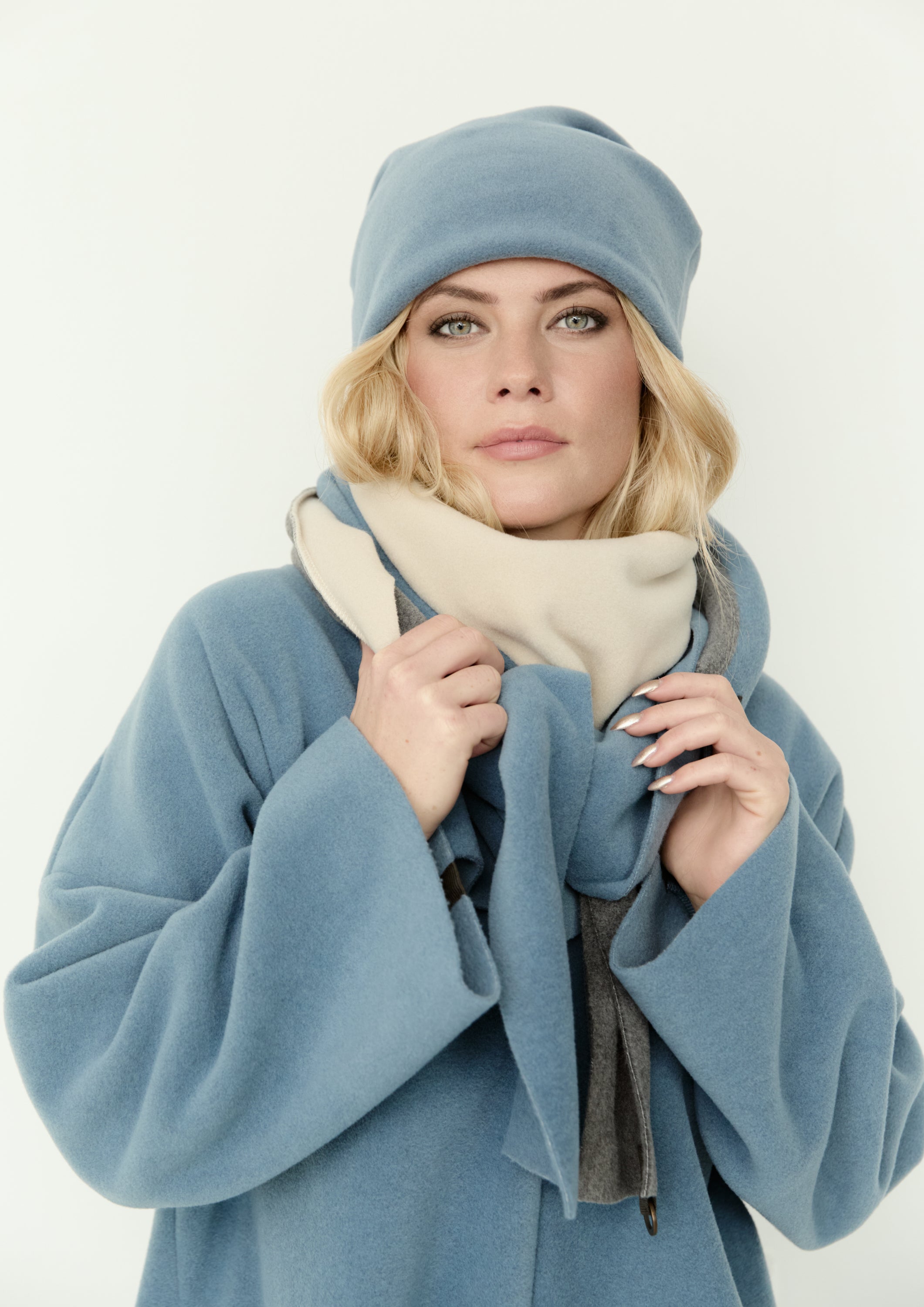 HENRIETTE STEFFENSEN COPENHAGEN HUT - 4128 HATS DUSTY BLUE 794