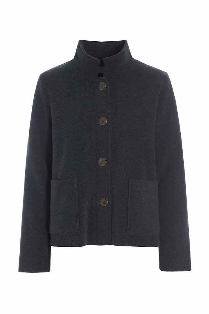 HENRIETTE STEFFENSEN COPENHAGEN JACKE - 7164 CARDIGANS SOFT BLACK 914