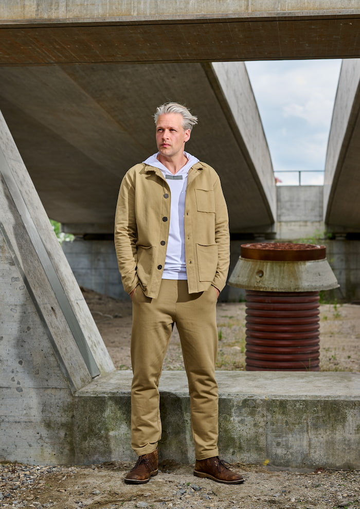 CARL BY STEFFENSEN COPENHAGEN JOGGINGHOSE - 1047C JOGGING OLIVE 655