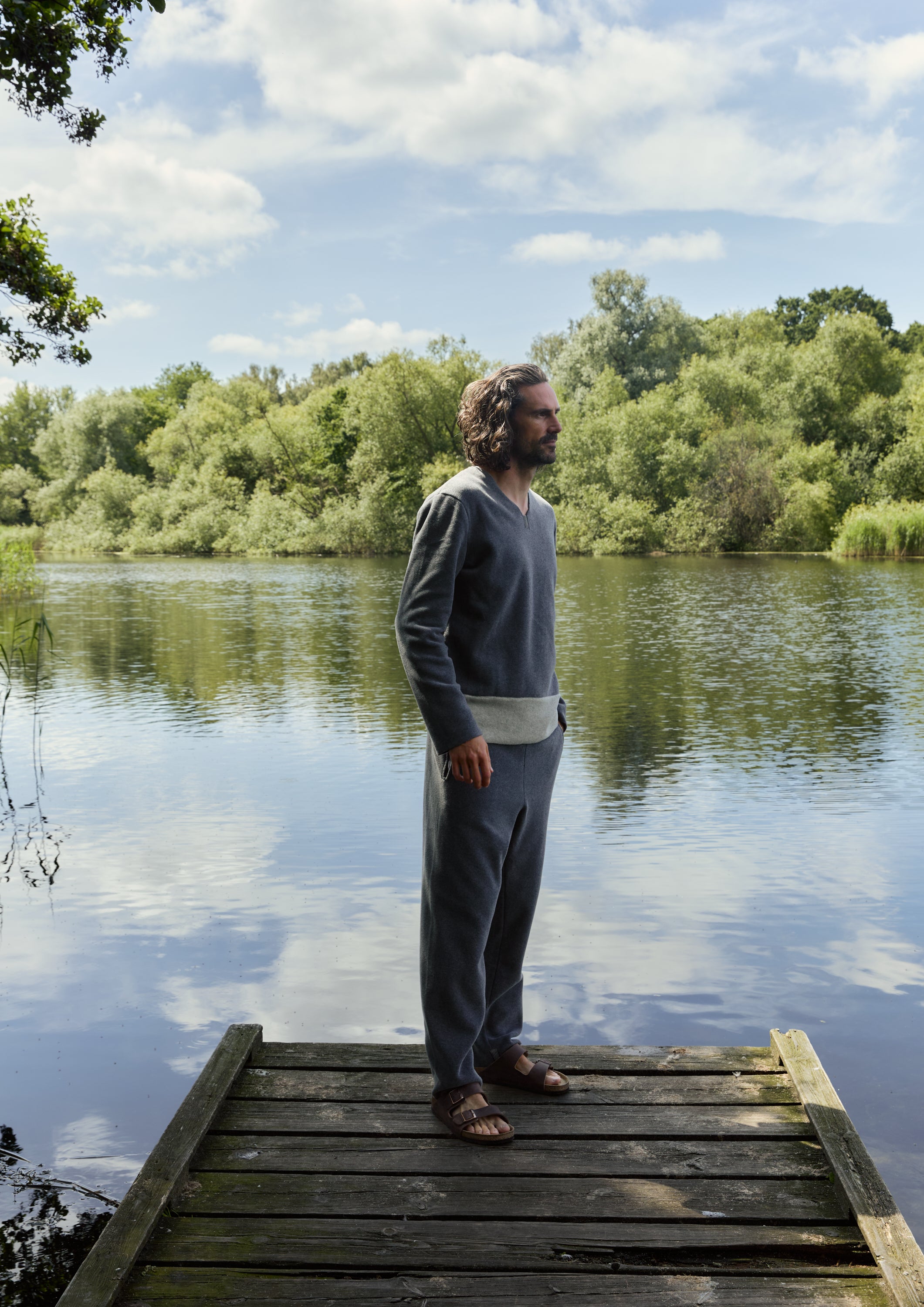 CARL BY STEFFENSEN COPENHAGEN JOGGINGHOSE HERREN - 1017C JOGGING GREY 905