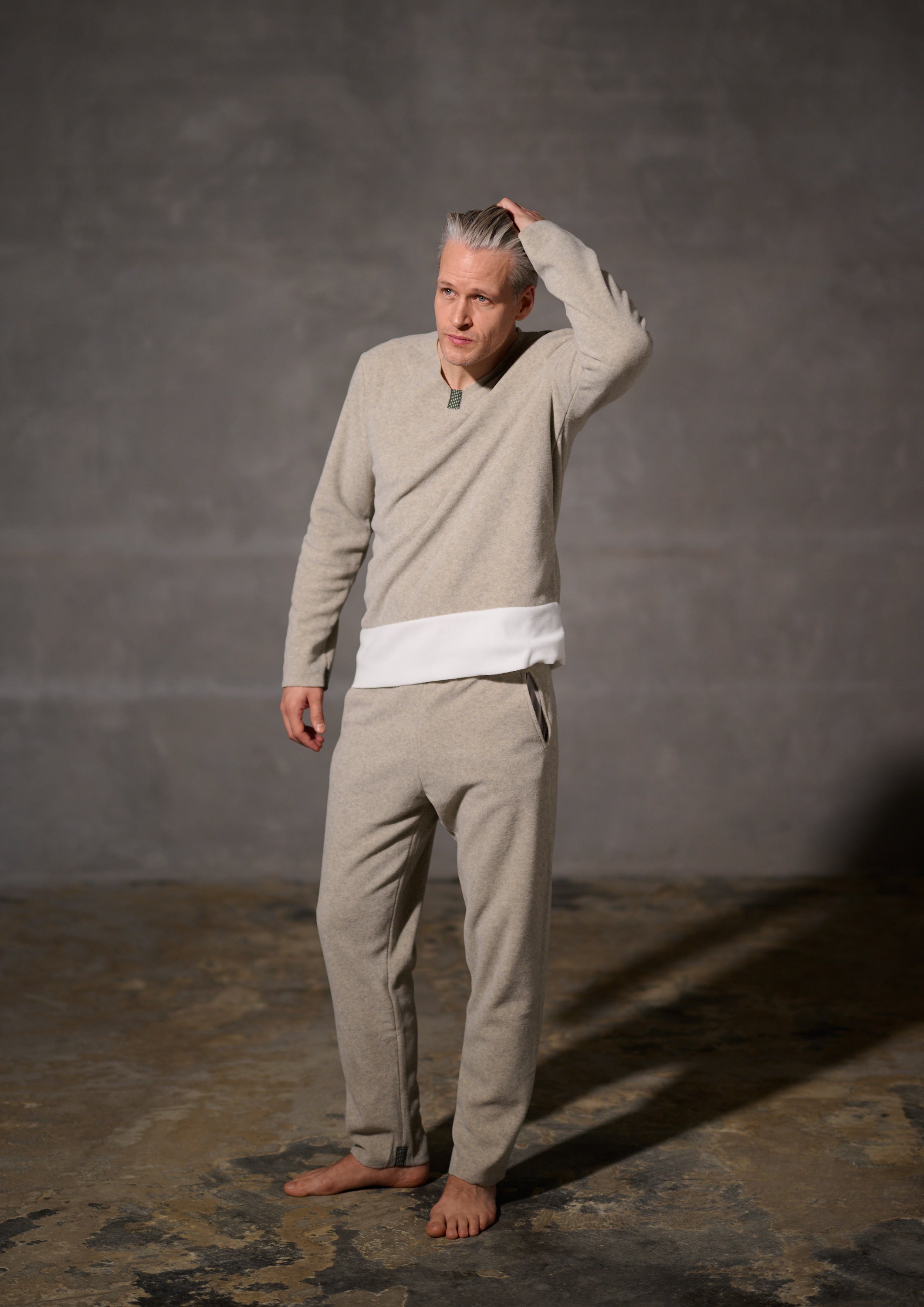 CARL BY STEFFENSEN COPENHAGEN JOGGINGHOSE HERREN - 1017C JOGGING SAND 805