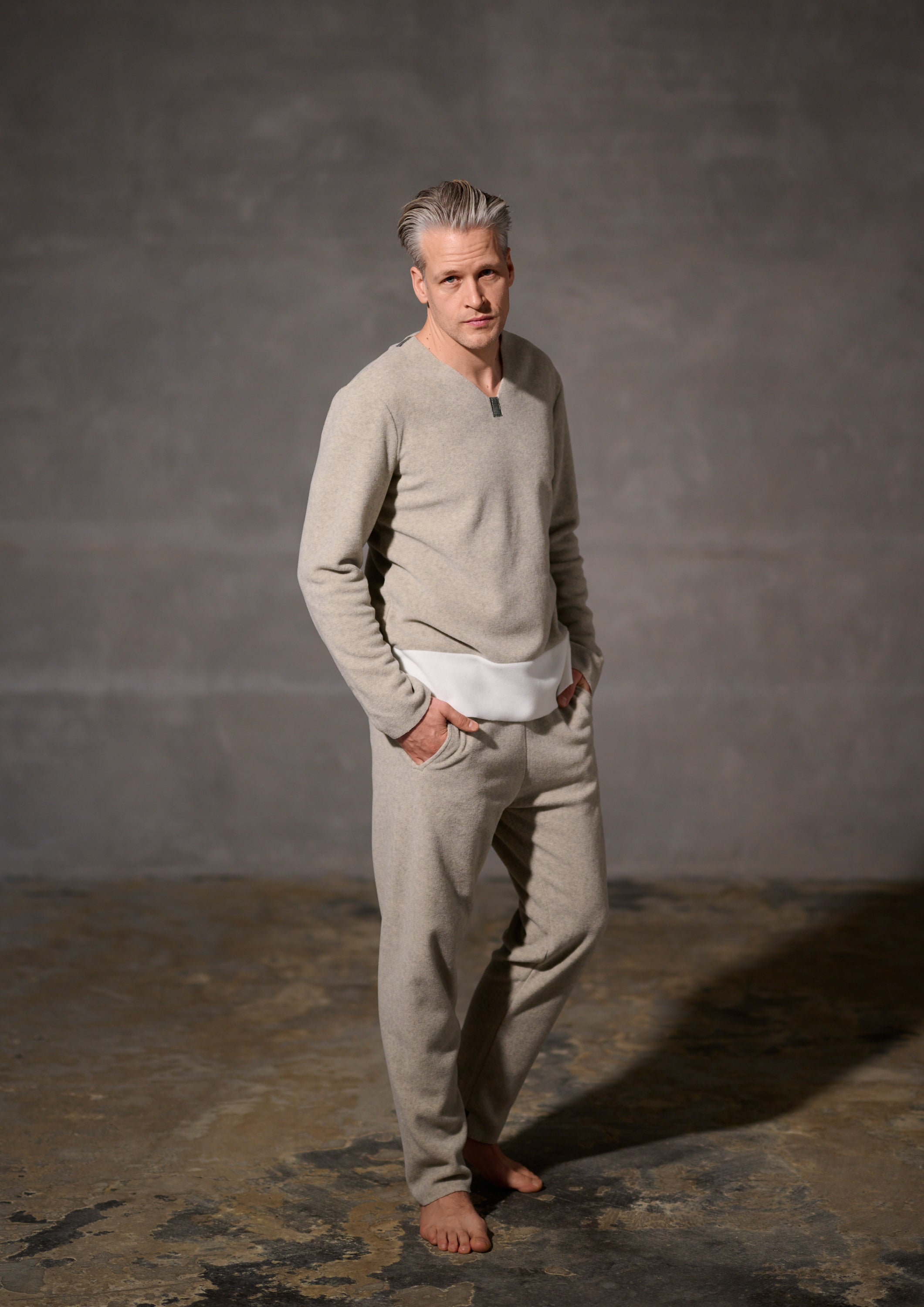 CARL BY STEFFENSEN COPENHAGEN JOGGINGHOSE HERREN - 1017C JOGGING SAND 805