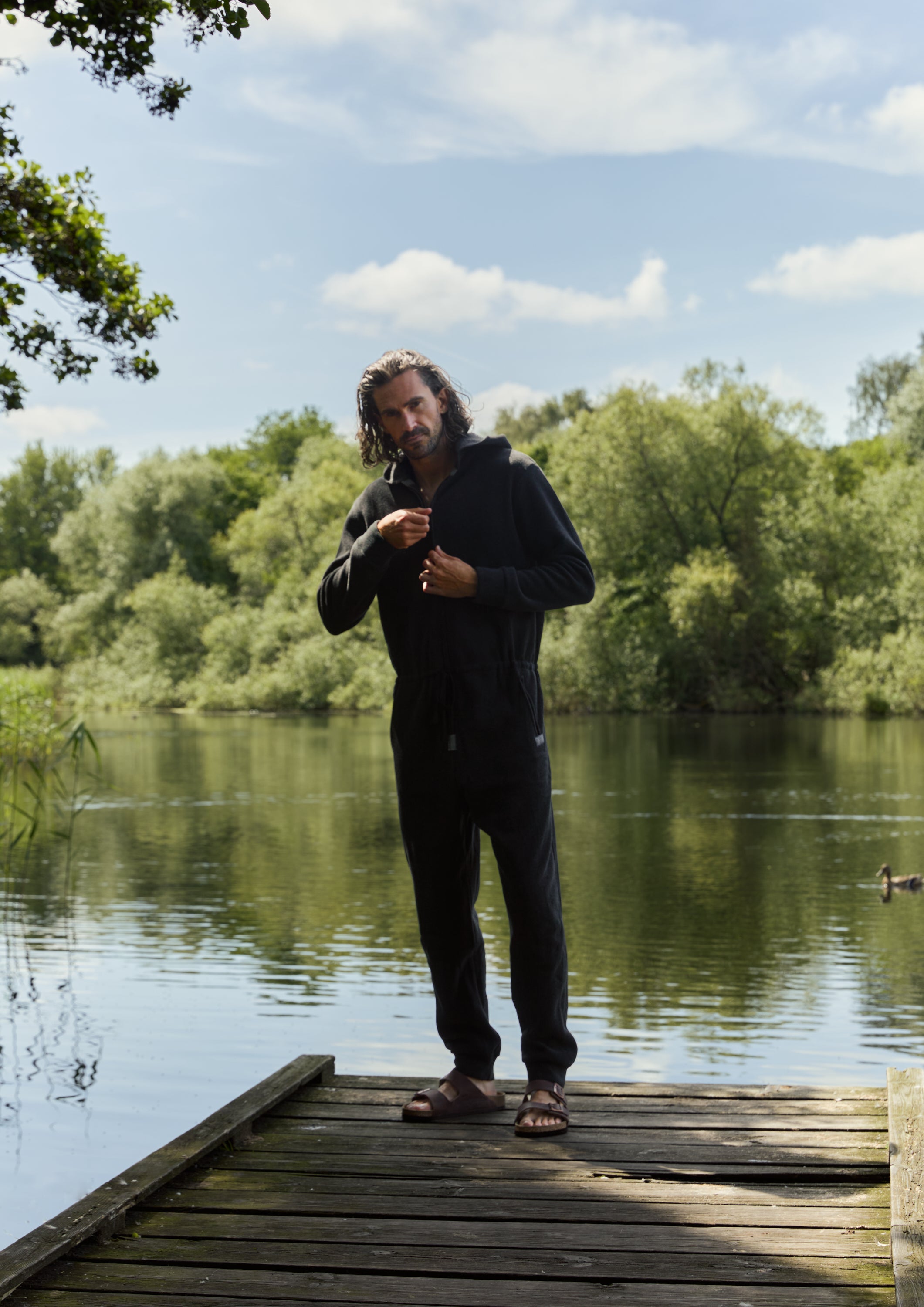 CARL BY STEFFENSEN COPENHAGEN JUMPSUIT HERREN - 2900C JUMPSUITS SOFT BLACK 914