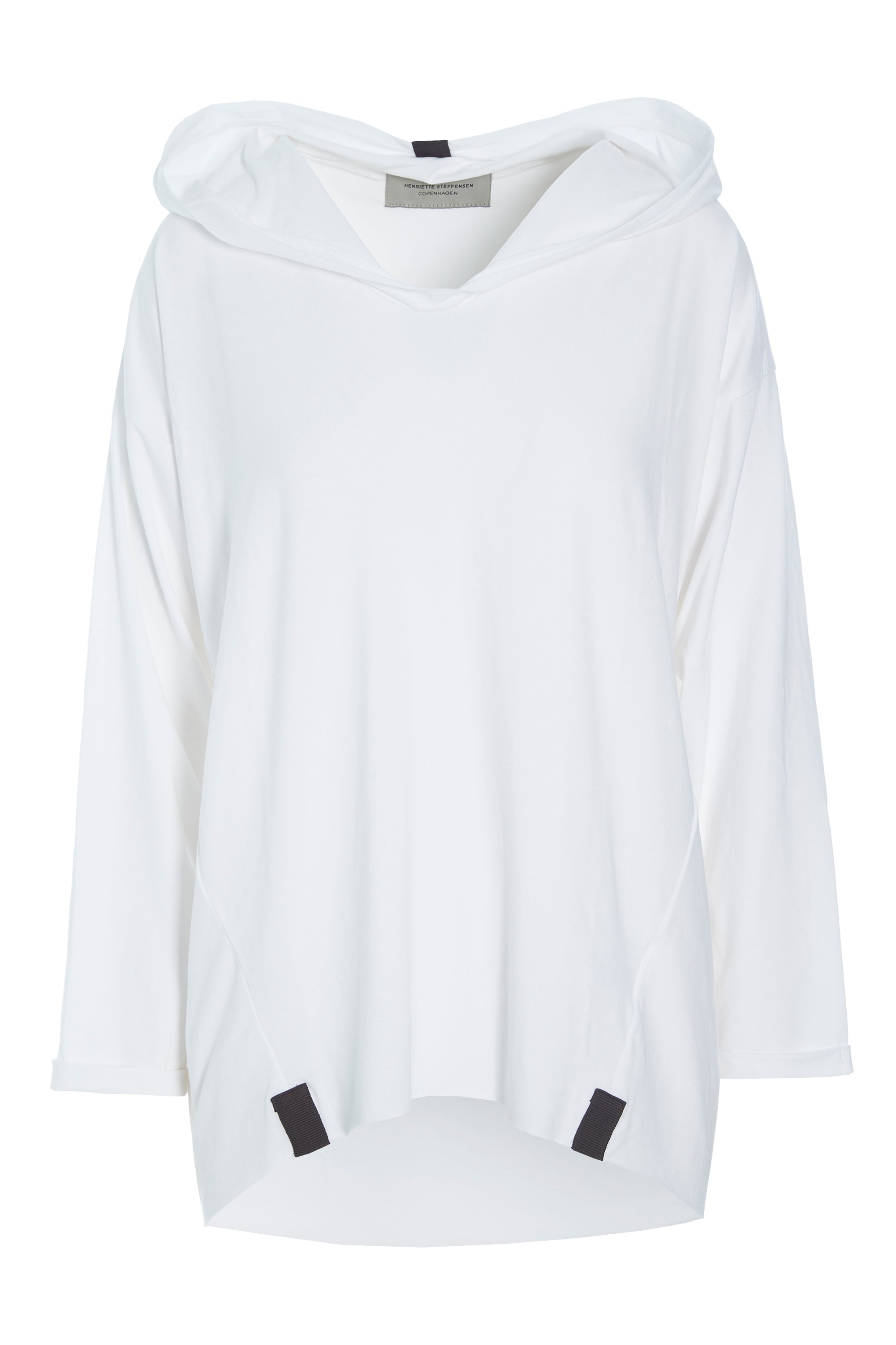 HENRIETTE STEFFENSEN COPENHAGEN KAPUZENBLUSE - 96067 HOODIES WHITE 816