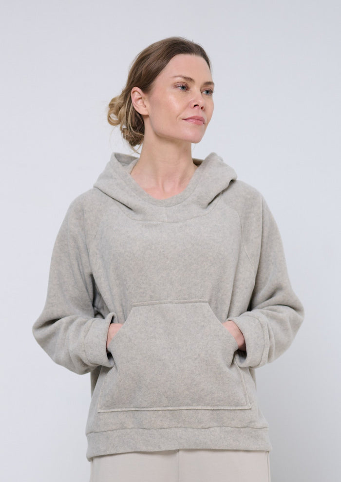 HENRIETTE STEFFENSEN COPENHAGEN KAPUZENPULLI - 1383 HOODIES SAND 805