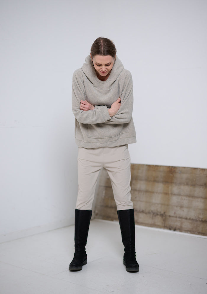 HENRIETTE STEFFENSEN COPENHAGEN KAPUZENPULLI - 1383 HOODIES SAND 805
