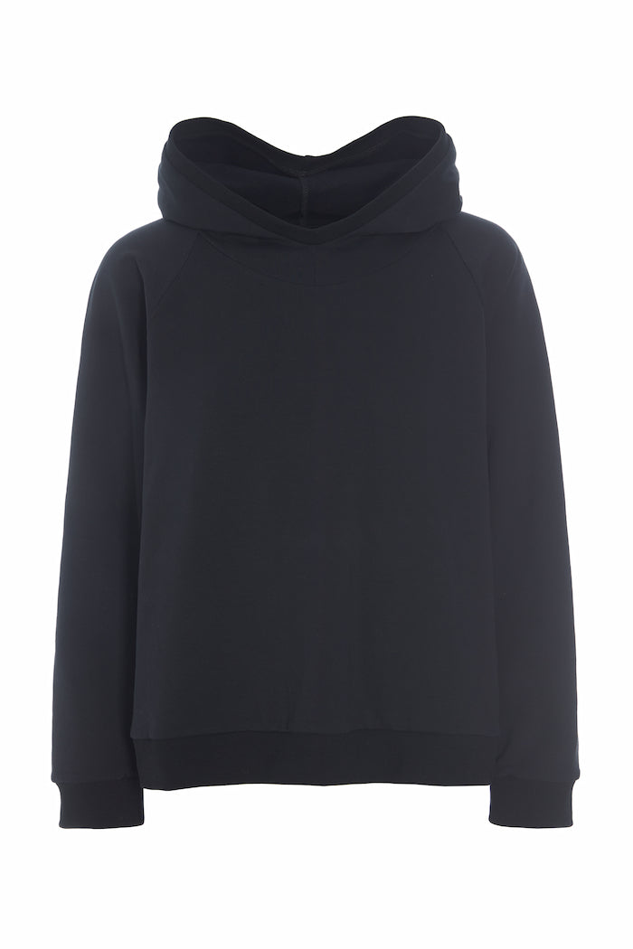 HENRIETTE STEFFENSEN COPENHAGEN KAPUZENPULLI - 71014 HOODIES BLACK 900