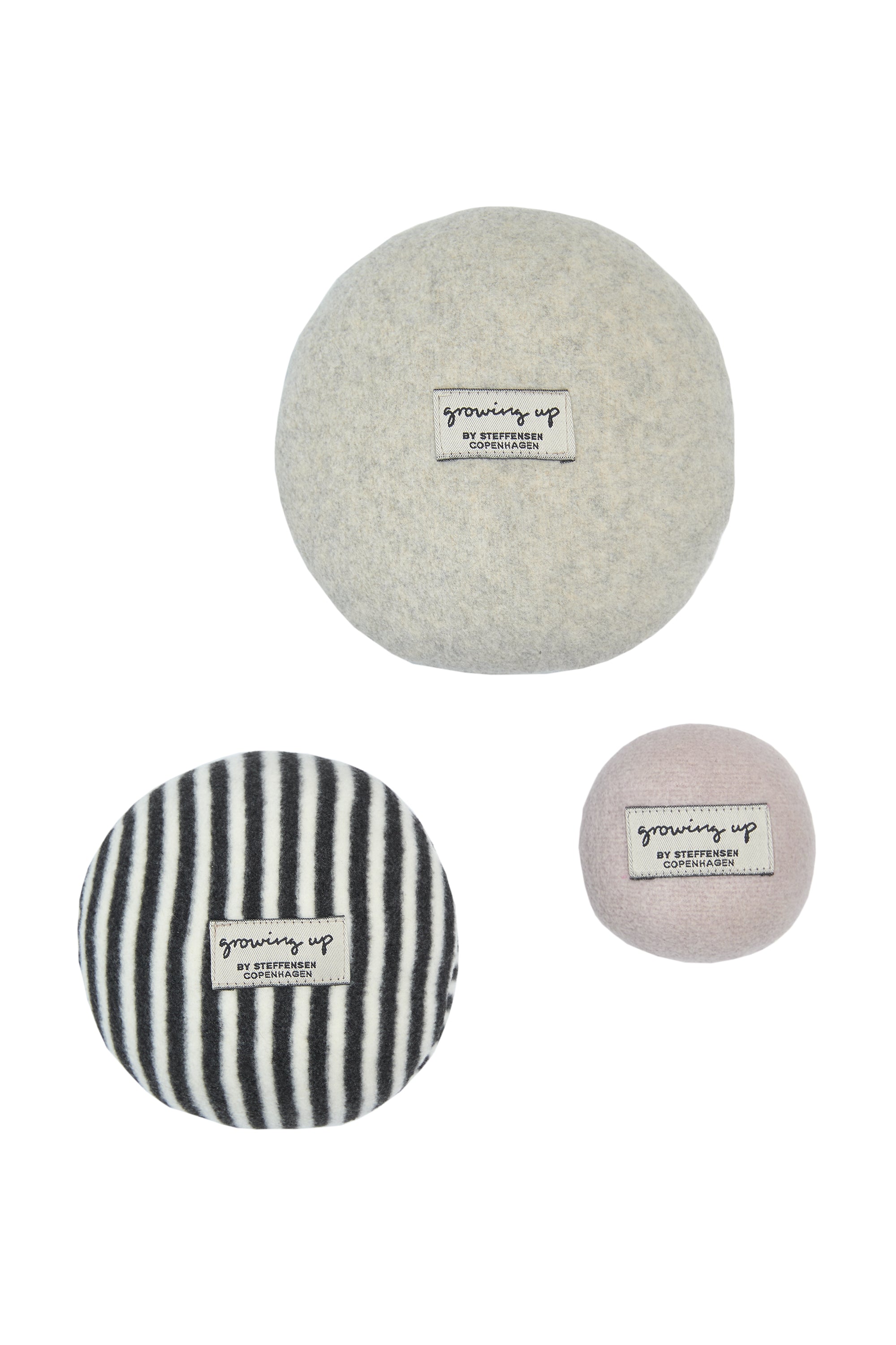 GROWING UP TUMMEL-TRIO IN TOTE BAG - 509 GU PUDER SAND / STRIB / NUDE 465