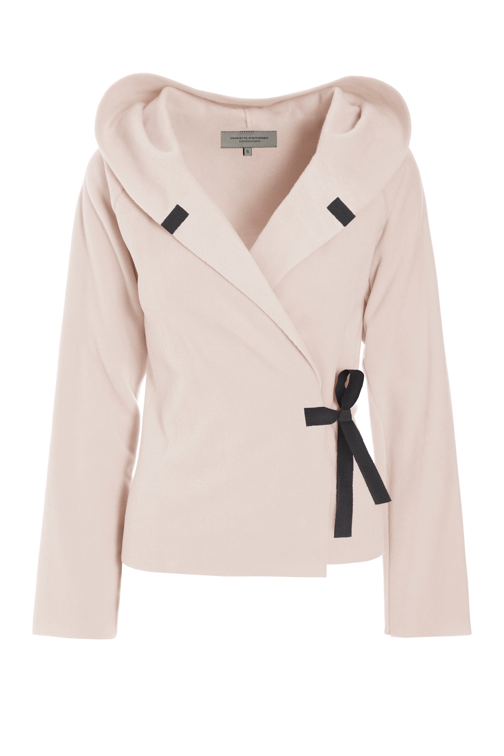 HENRIETTE STEFFENSEN COPENHAGEN KLASSISCHE FLEECE WICKEL CARDIGAN - 1009 CARDIGANS SOFT ROSE 412