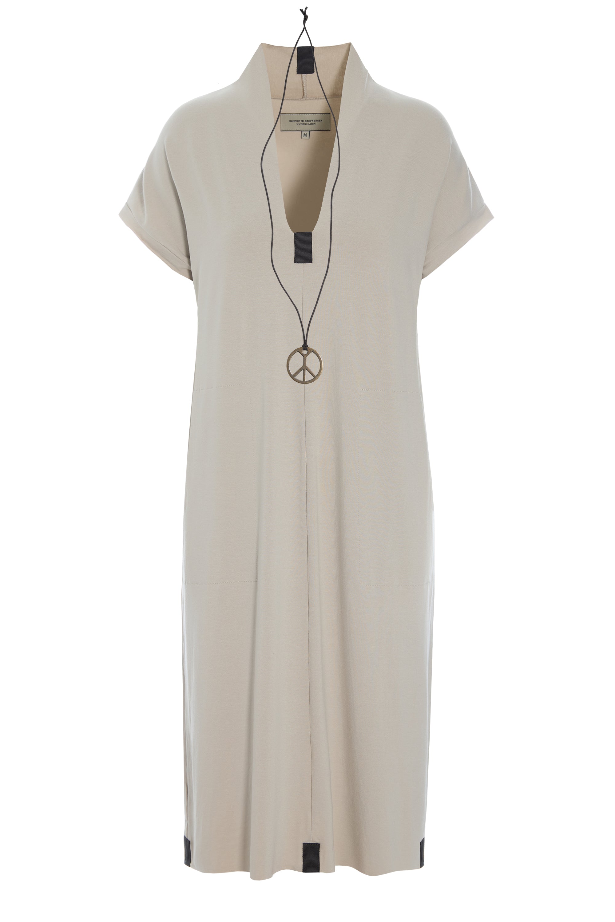 HENRIETTE STEFFENSEN COPENHAGEN KLEID V-AUSSCHNITT - 98068 KJOLER KIT 831