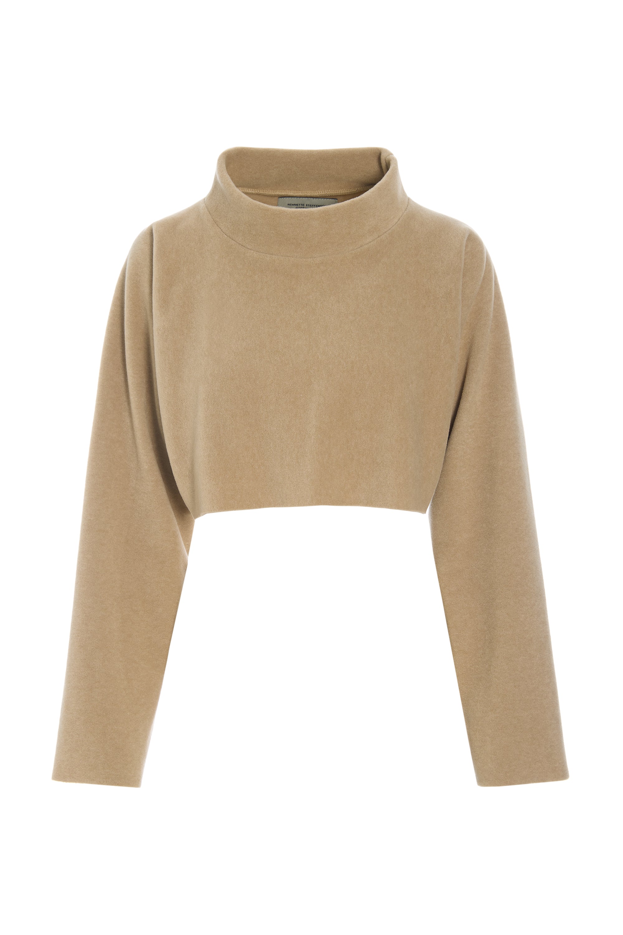 HENRIETTE STEFFENSEN COPENHAGEN KURZER PULLOVER - 1372 BLUSER CAMEL 815