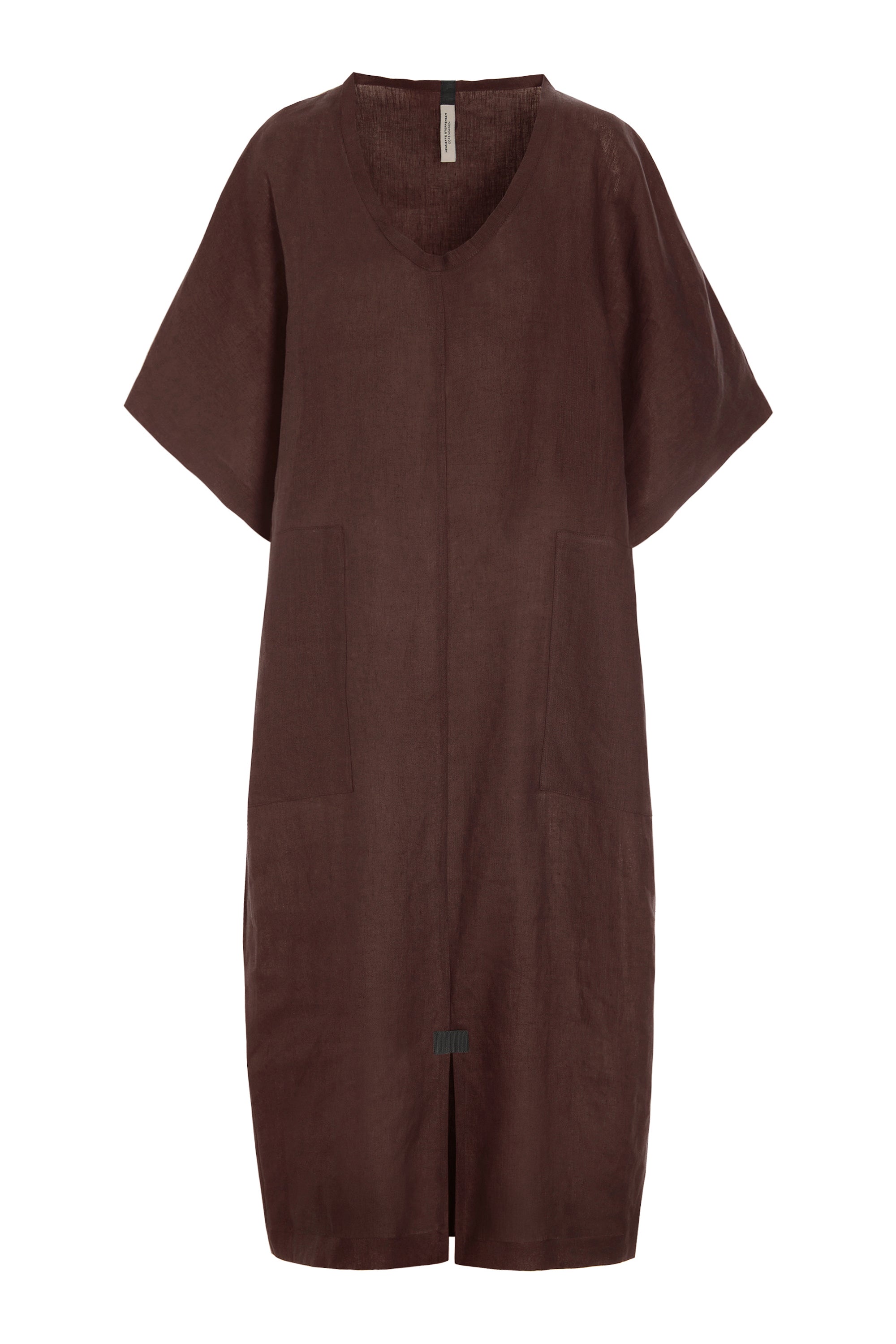 HENRIETTE STEFFENSEN COPENHAGEN LANGE KLEID - 83001 KJOLER CHOCOLATE 844