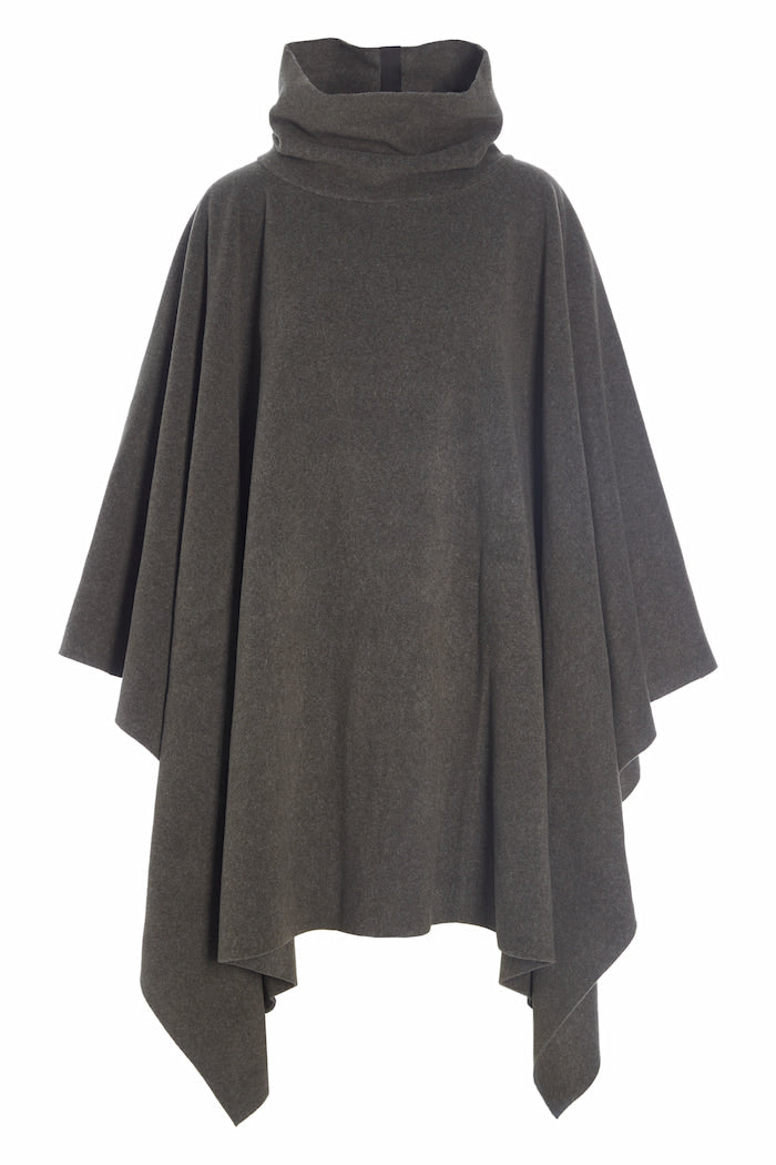 HENRIETTE STEFFENSEN COPENHAGEN LOUNGE PONCHO DAMEN - 4081 PONCHOS BARK 320