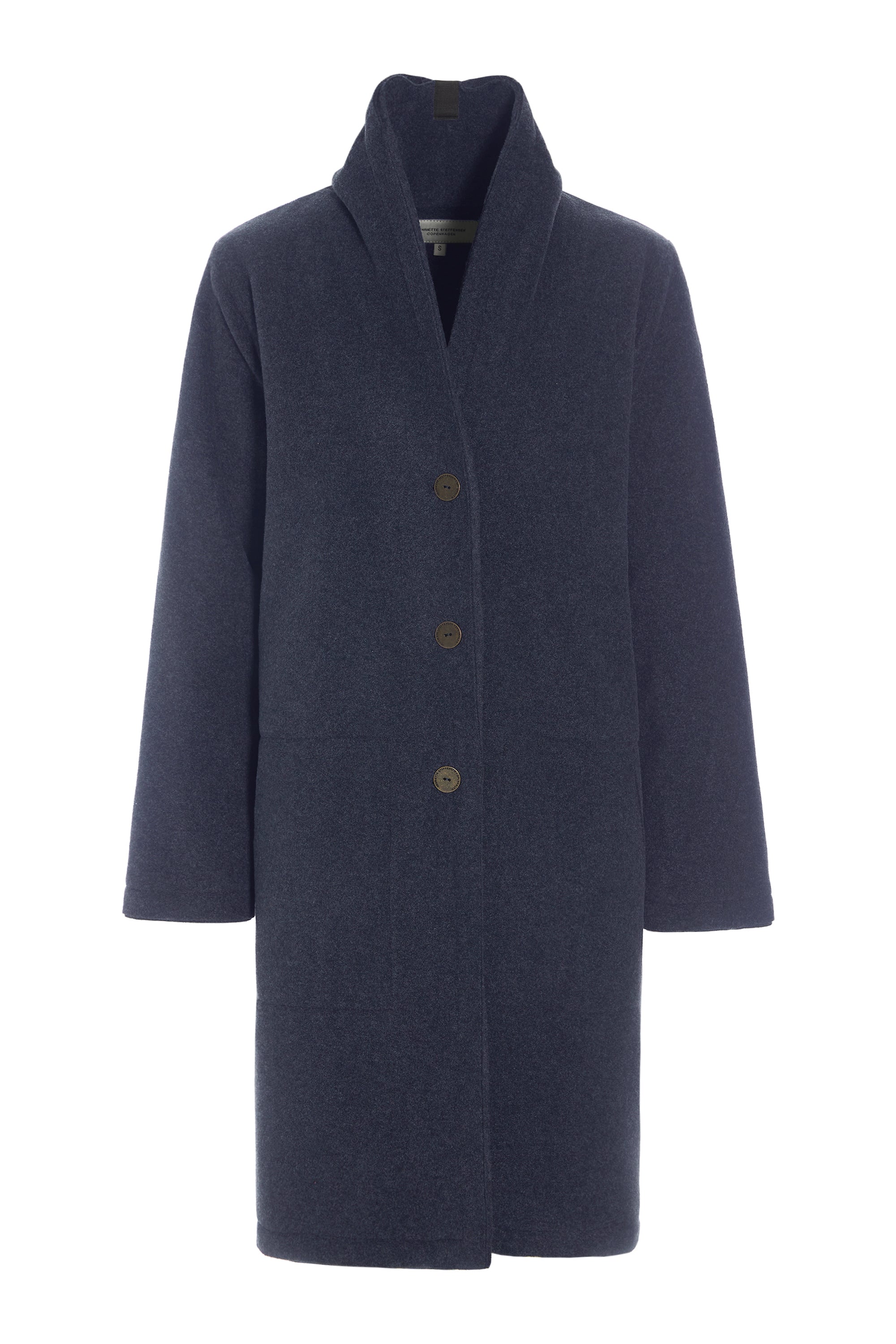 HENRIETTE STEFFENSEN COPENHAGEN MANTEL DOPPELSCHICHT - 7165 COATS EVENING BLUE 690