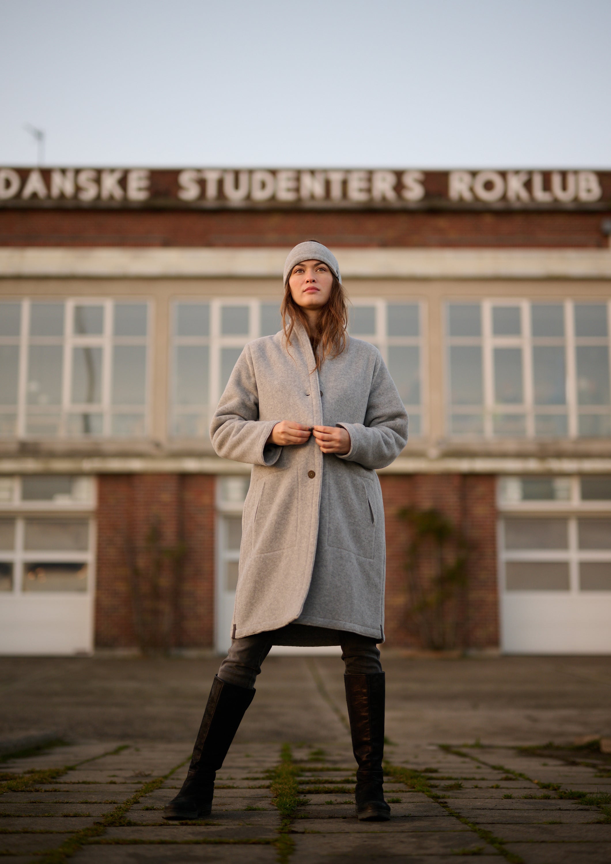 HENRIETTE STEFFENSEN COPENHAGEN MANTEL DOPPELSCHICHT - 7165 COATS LIGTH GREY 876