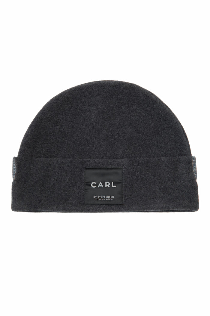 CARL BY STEFFENSEN COPENHAGEN MÜTZE MIT UMLAUFENDER KANTE - 1008C HATS SOFT BLACK 914