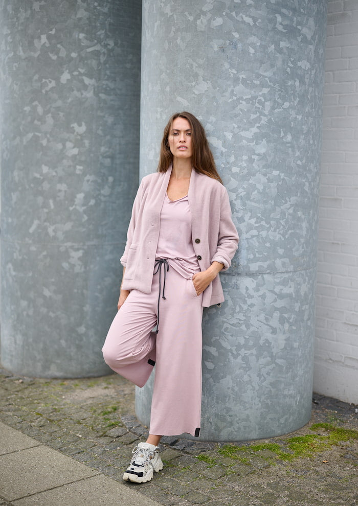 HENRIETTE STEFFENSEN COPENHAGEN NO WASTE FLARE HOSEN - 99022NW BUKSER NUDE 401