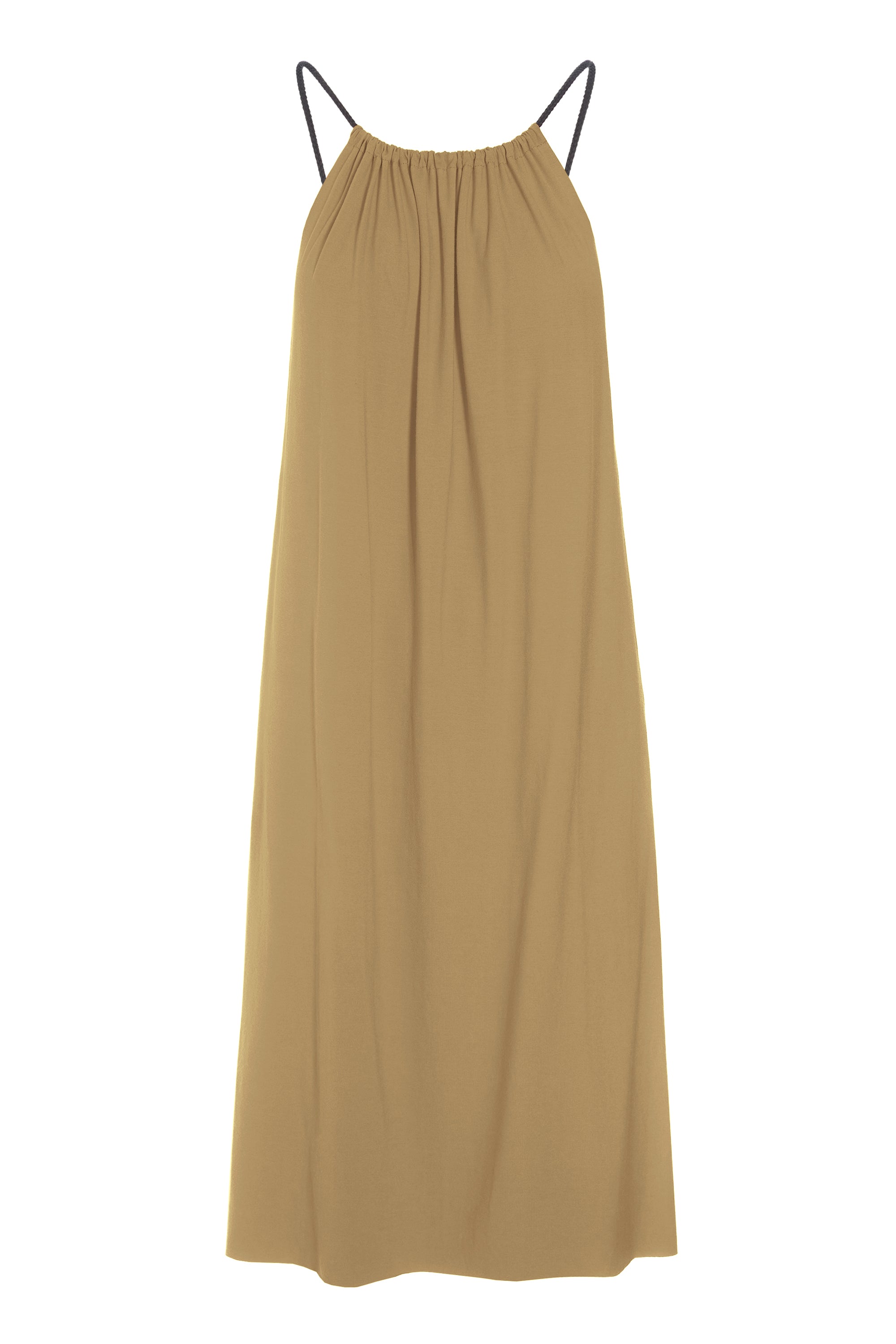 HENRIETTE STEFFENSEN COPENHAGEN NO WASTE TRÄGERKLEID - 98061NW KJOLER CAMEL 815
