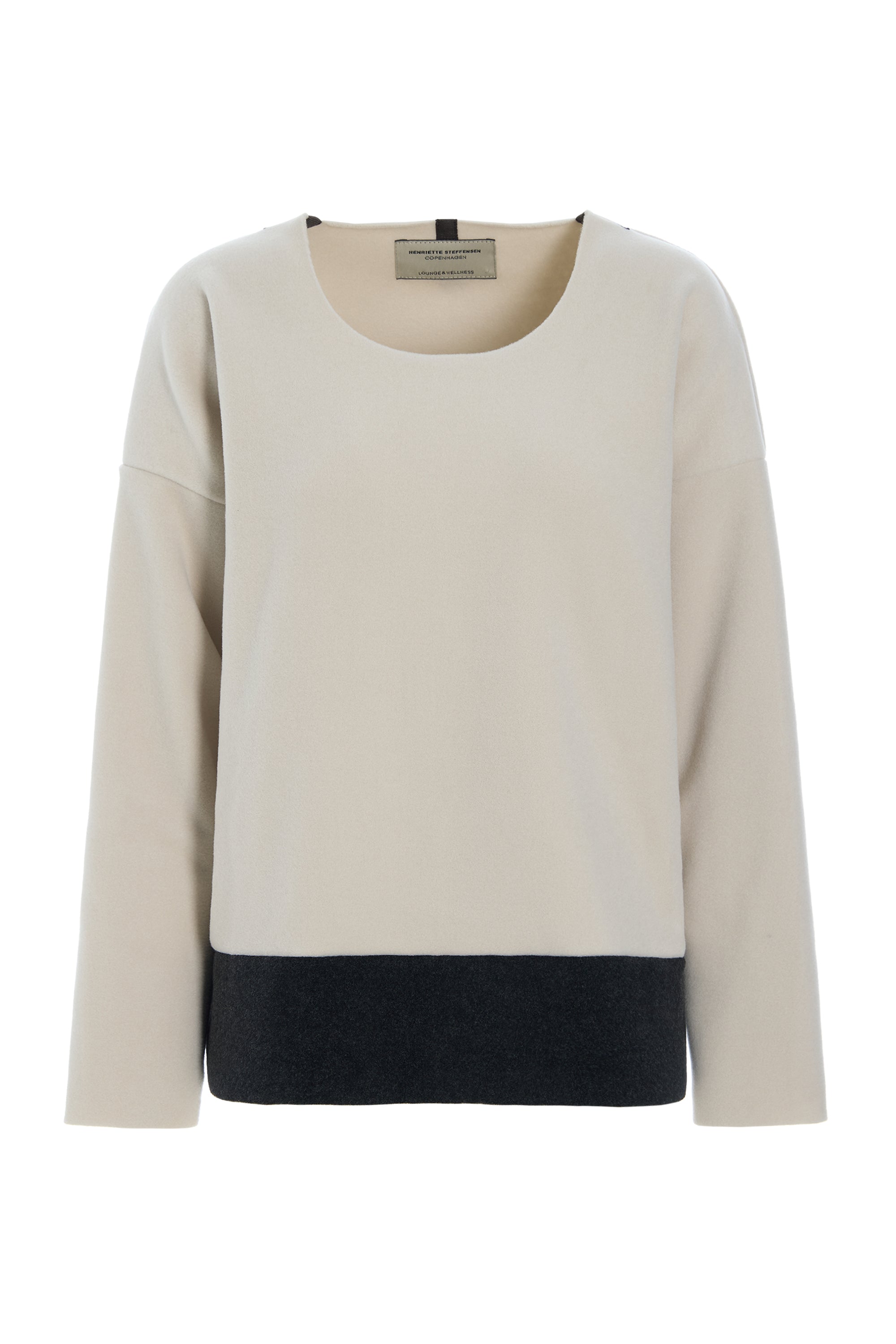 HENRIETTE STEFFENSEN COPENHAGEN ONESIZE BLUSE FRAUEN - 1335 BLOUSES & SWEATERS KIT/SOFT BLACK 642